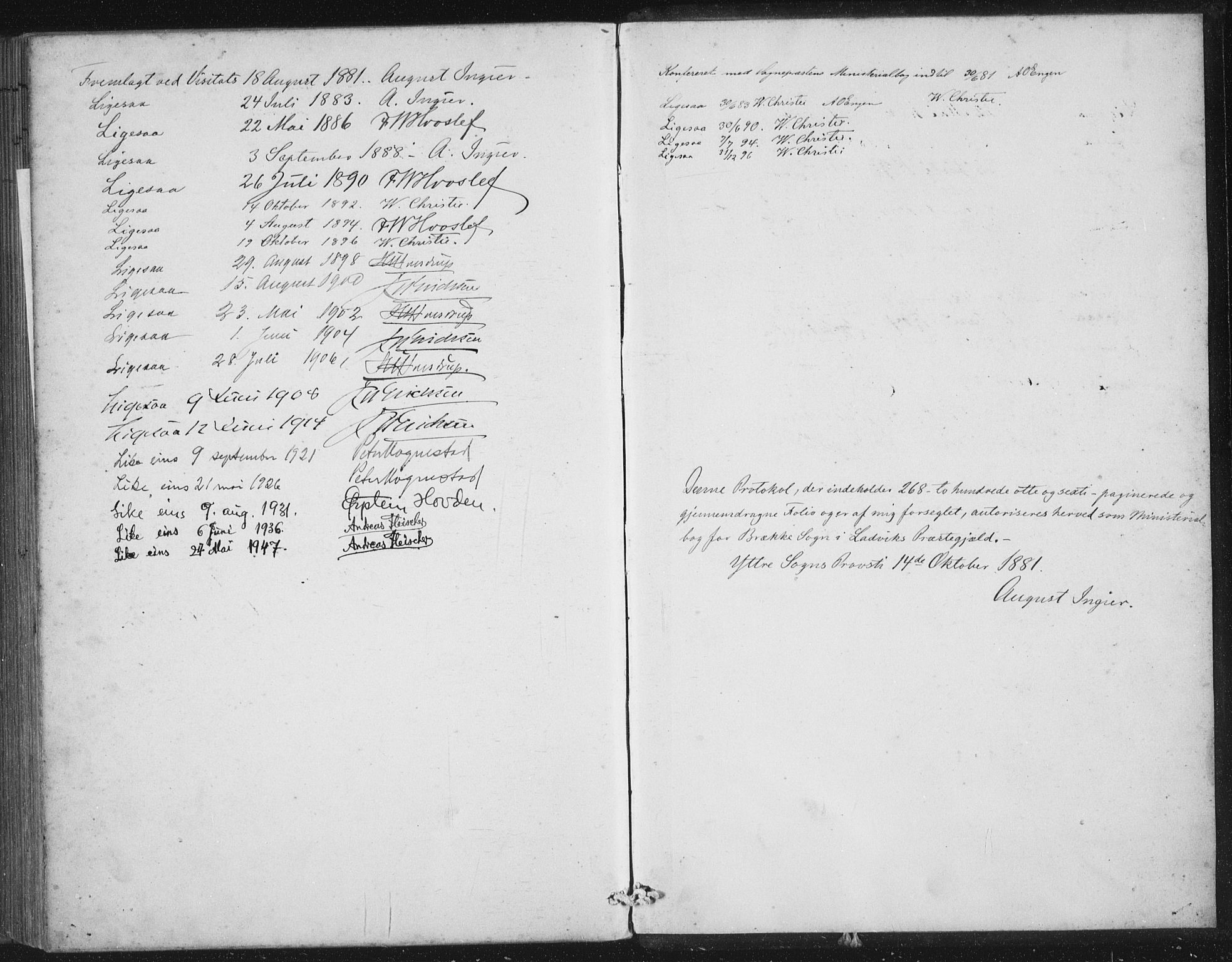 Gulen sokneprestembete, SAB/A-80201/H/Hab/Habc/L0002: Parish register (copy) no. C 2, 1880-1938