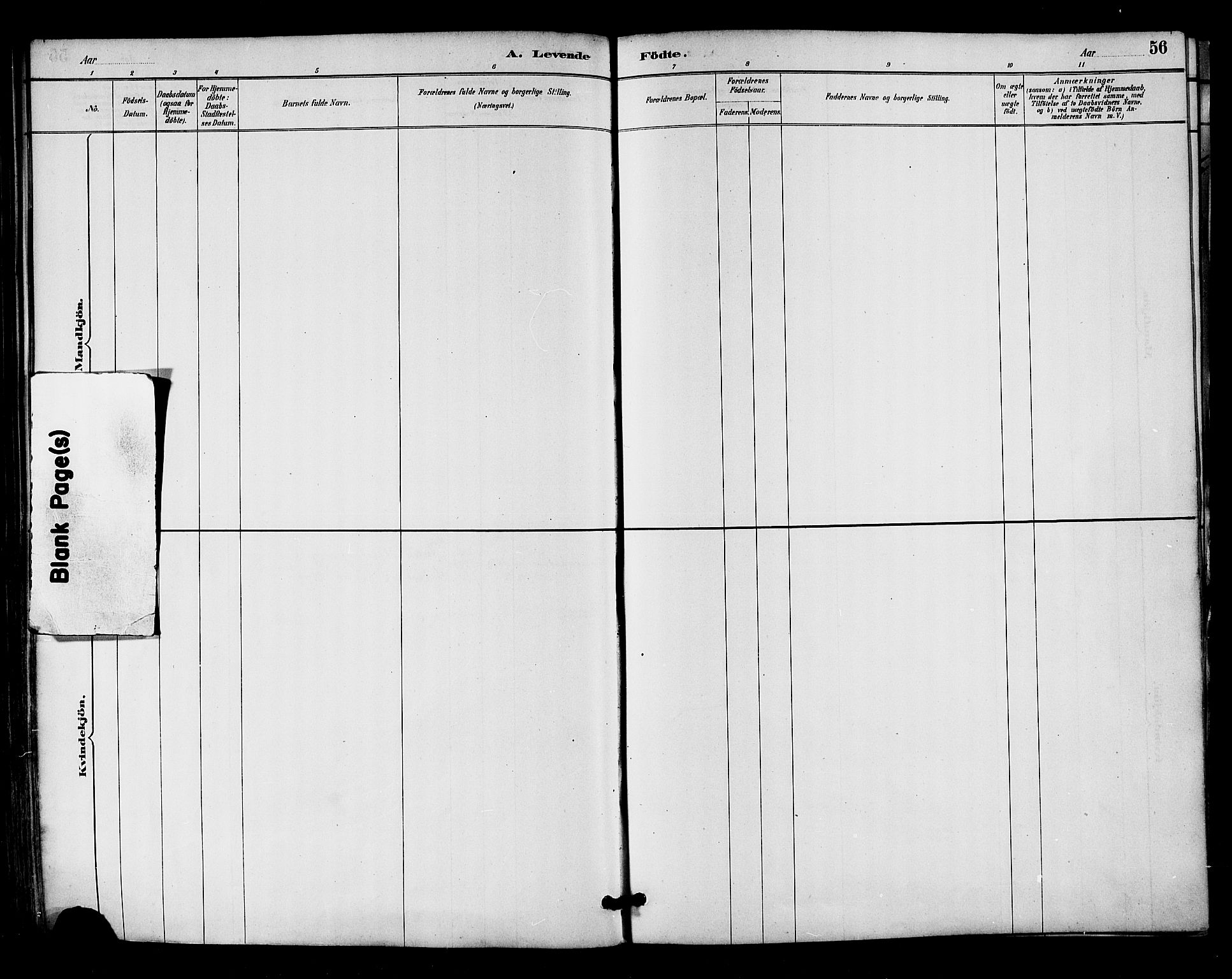 Ministerialprotokoller, klokkerbøker og fødselsregistre - Nordland, AV/SAT-A-1459/893/L1337: Parish register (official) no. 893A09, 1885-1893, p. 56