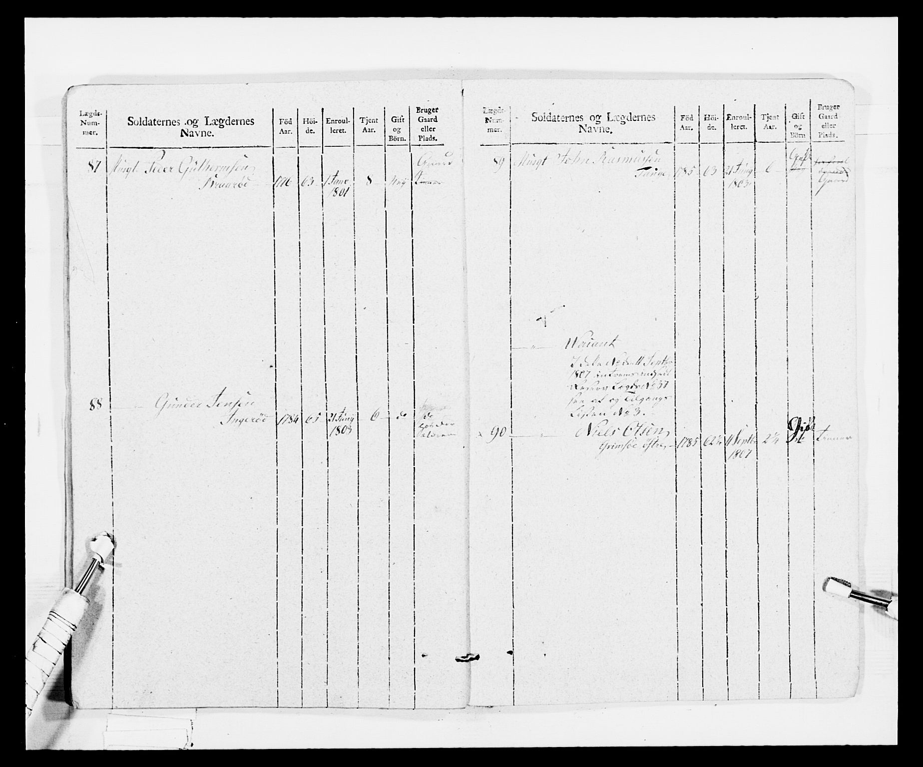 Generalitets- og kommissariatskollegiet, Det kongelige norske kommissariatskollegium, AV/RA-EA-5420/E/Eh/L0030b: Sønnafjelske gevorbne infanteriregiment, 1810, p. 91