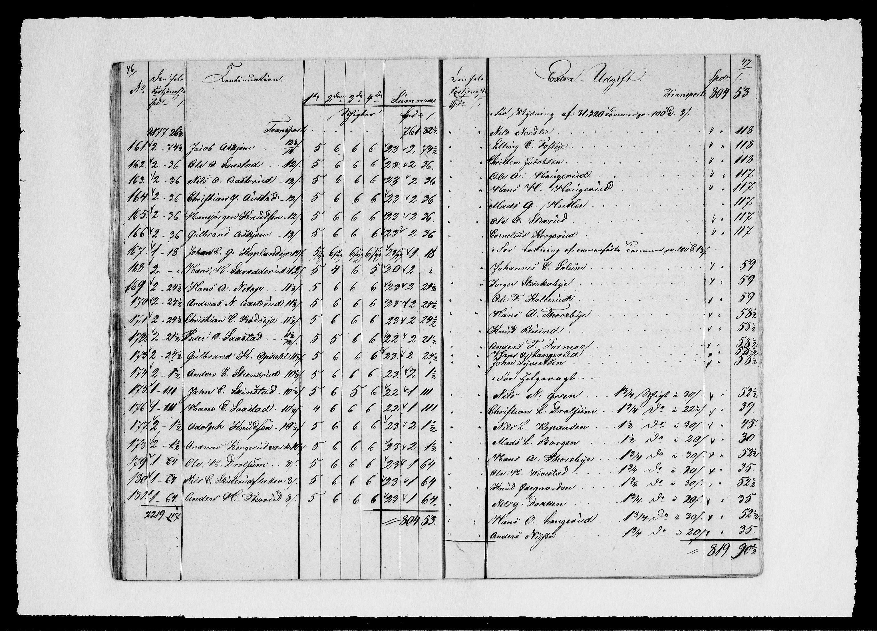 Modums Blaafarveværk, AV/RA-PA-0157/G/Gd/Gdd/L0261/0001: -- / Regning over gruver pukkverk m.v., 1835, p. 26