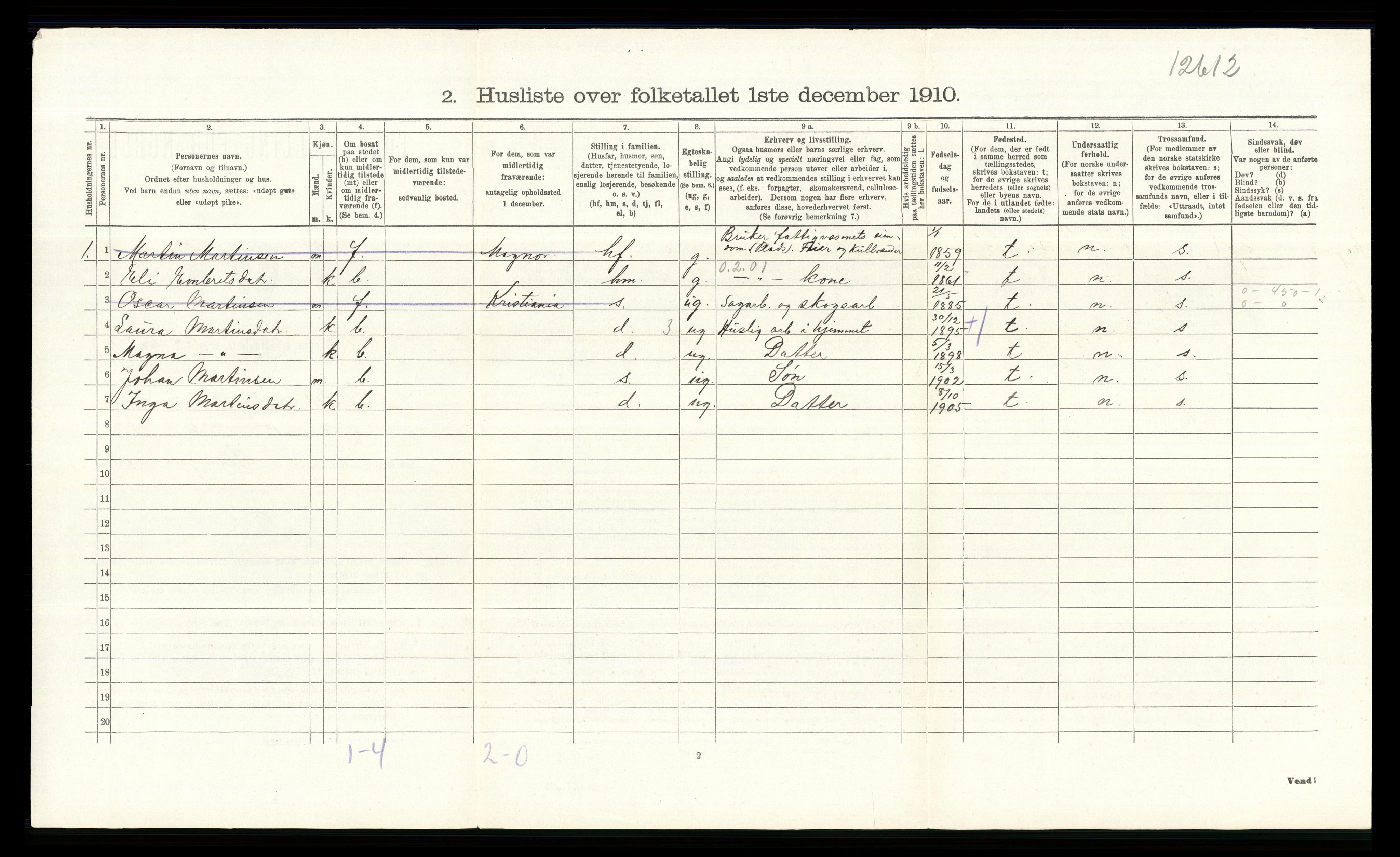 RA, 1910 census for Eidskog, 1910, p. 359