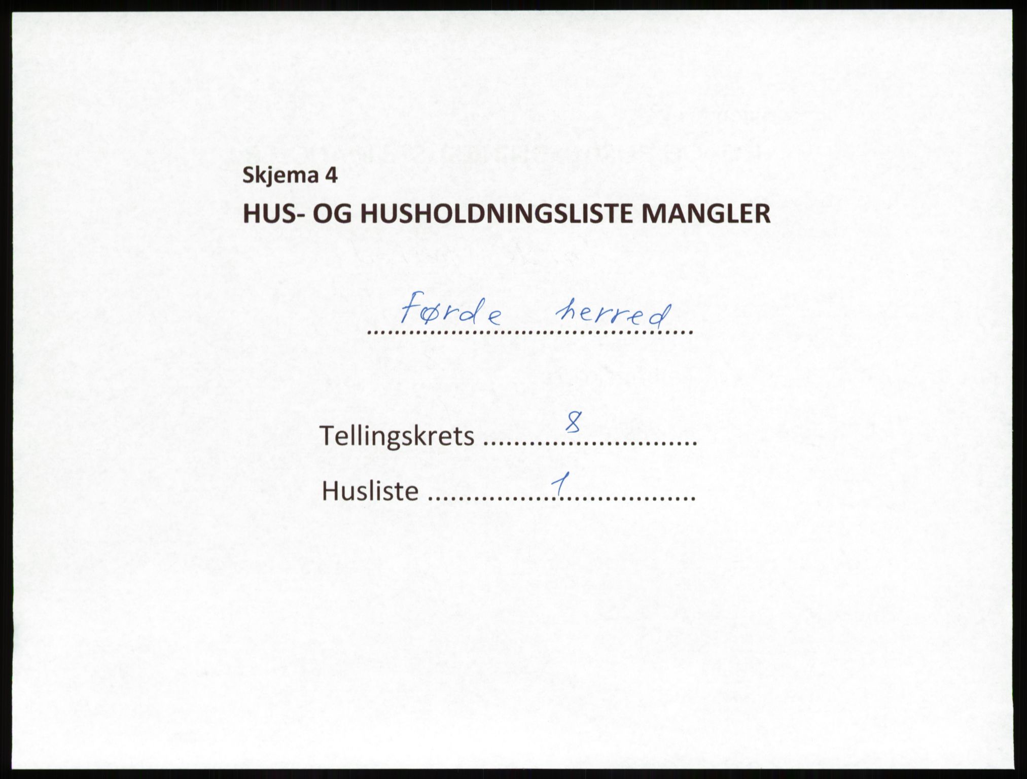 SAB, 1920 census for Førde, 1920, p. 440