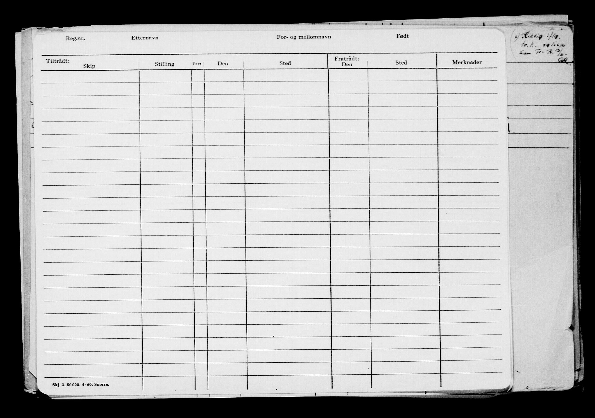 Direktoratet for sjømenn, AV/RA-S-3545/G/Gb/L0145: Hovedkort, 1917, p. 701