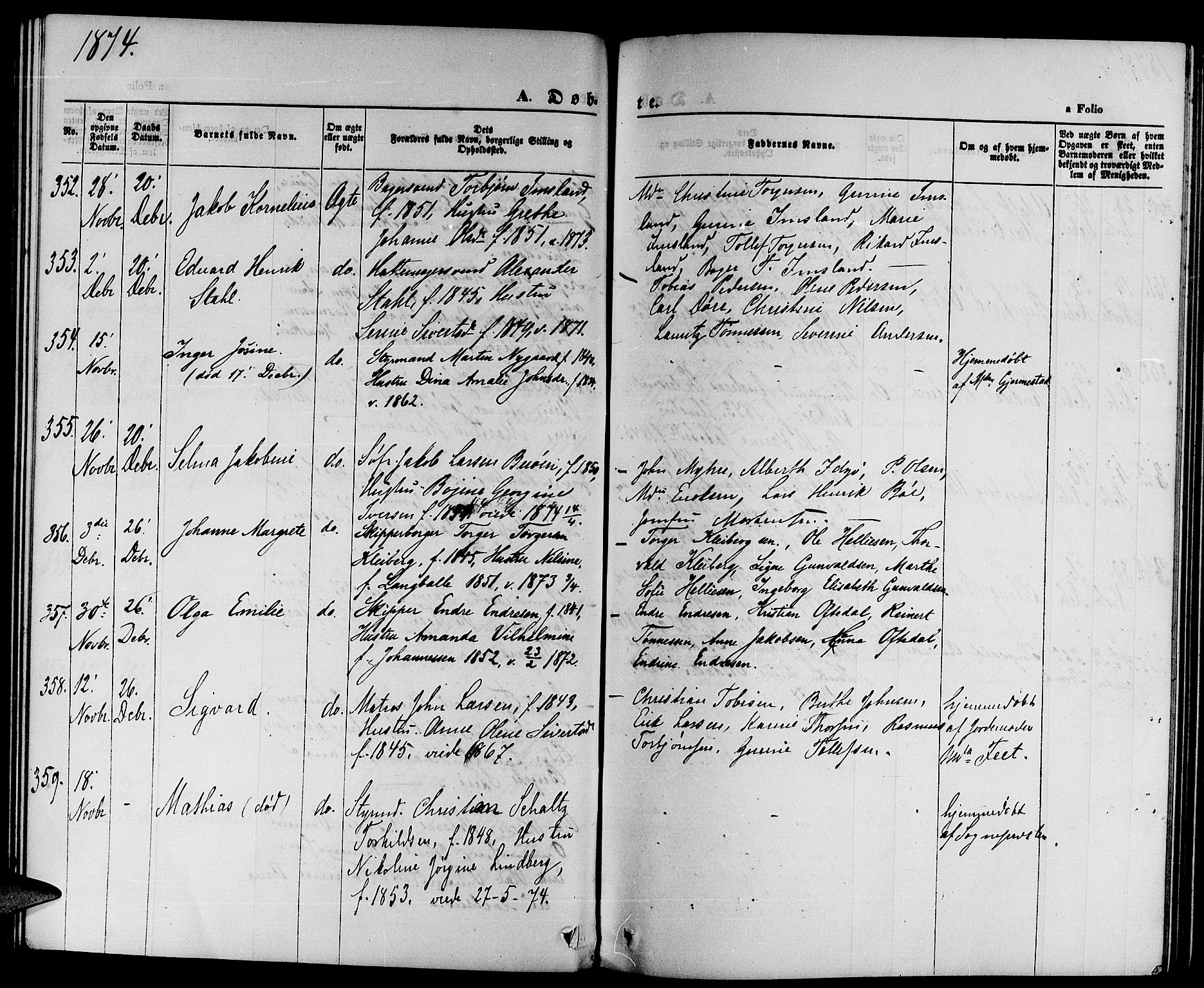 St. Petri sokneprestkontor, AV/SAST-A-101813/001/30/30BB/L0001: Parish register (copy) no. B 1, 1865-1878