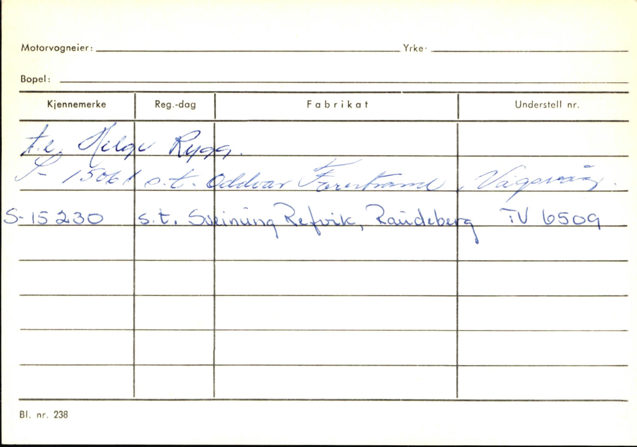 Statens vegvesen, Sogn og Fjordane vegkontor, AV/SAB-A-5301/4/F/L0145: Registerkort Vågsøy S-Å. Årdal I-P, 1945-1975, p. 571