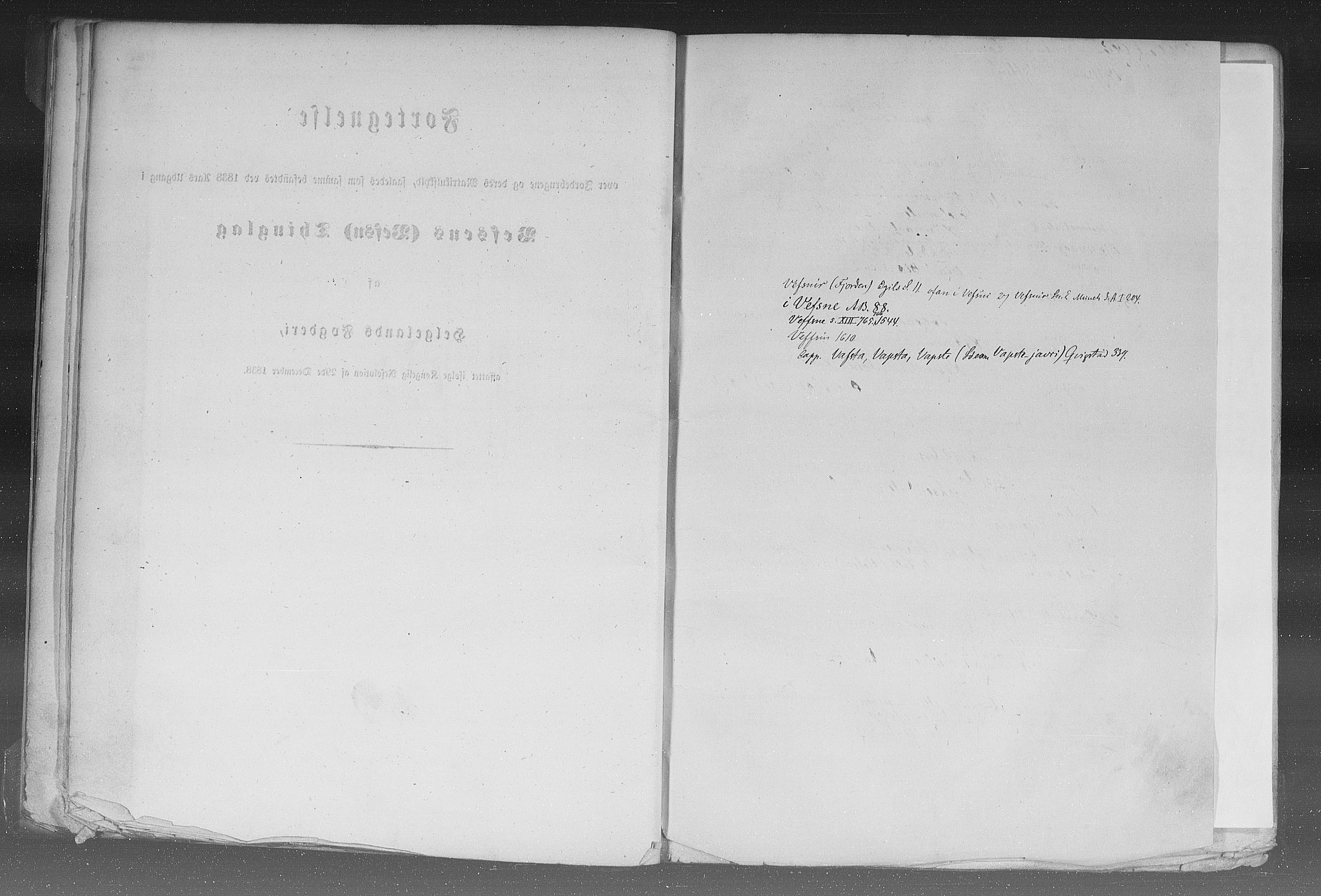 Rygh, AV/RA-PA-0034/F/Fb/L0015/0002: Matrikkelen for 1838 / Matrikkelen for 1838 - Nordlands amt (Nordland fylke), 1838