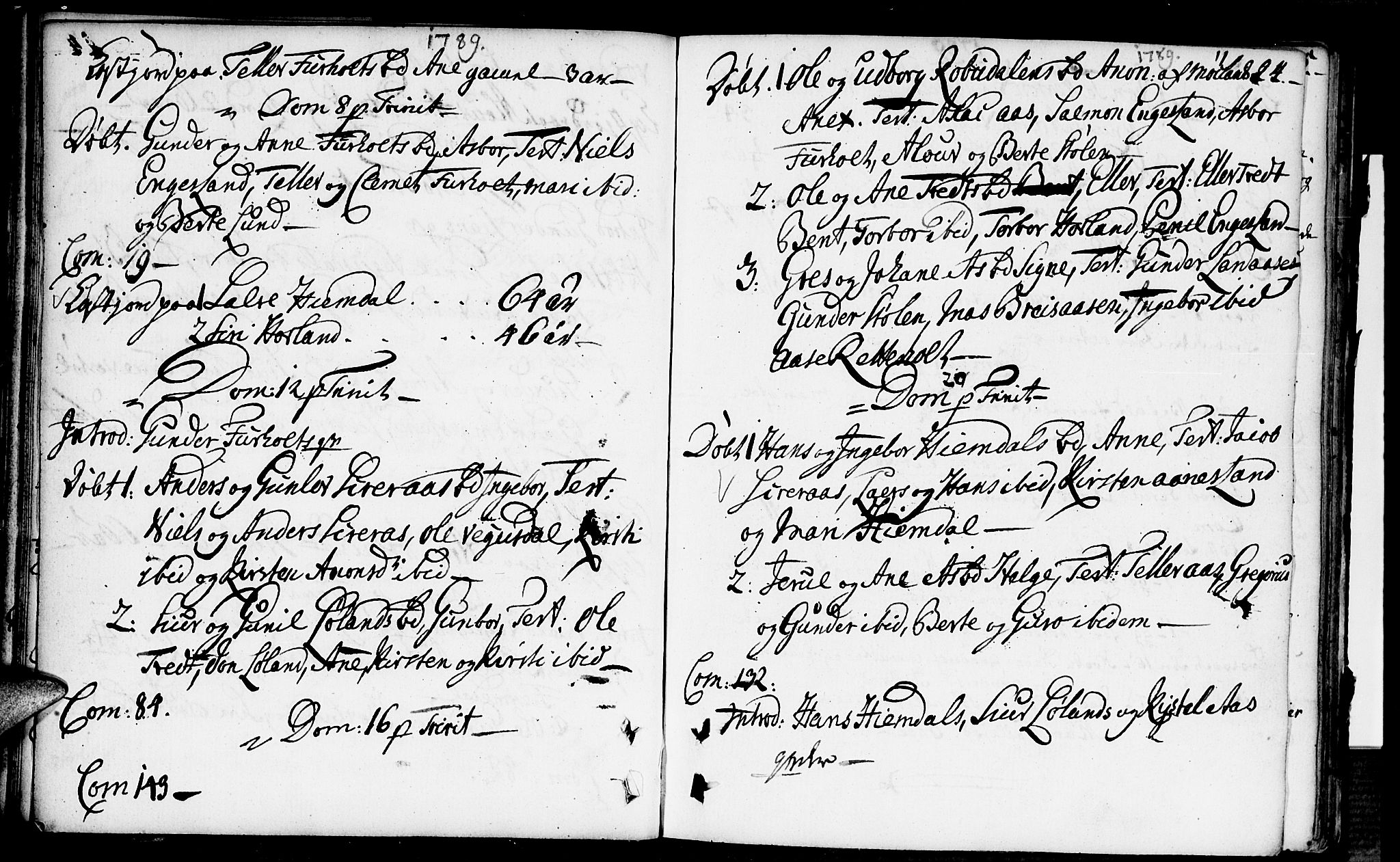 Herefoss sokneprestkontor, SAK/1111-0019/F/Fa/Fab/L0002: Parish register (official) no. A 2, 1780-1816, p. 24