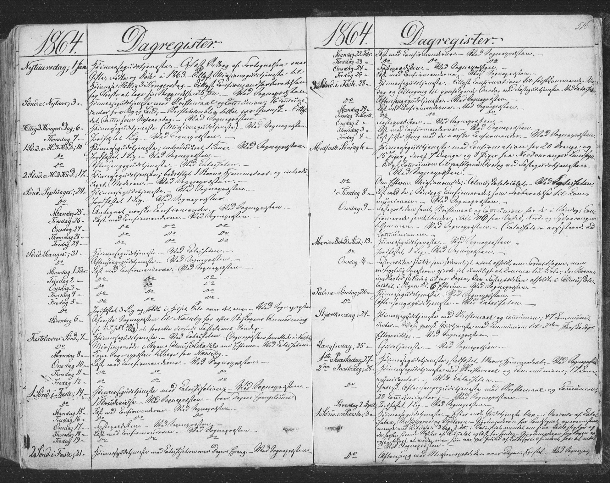 Vadsø sokneprestkontor, SATØ/S-1325/H/Ha/L0004kirke: Parish register (official) no. 4, 1854-1880, p. 516