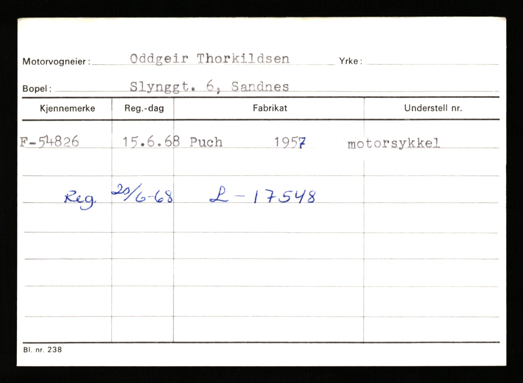 Stavanger trafikkstasjon, AV/SAST-A-101942/0/G/L0007: Registreringsnummer: 49019 - 67460, 1930-1971, p. 1471