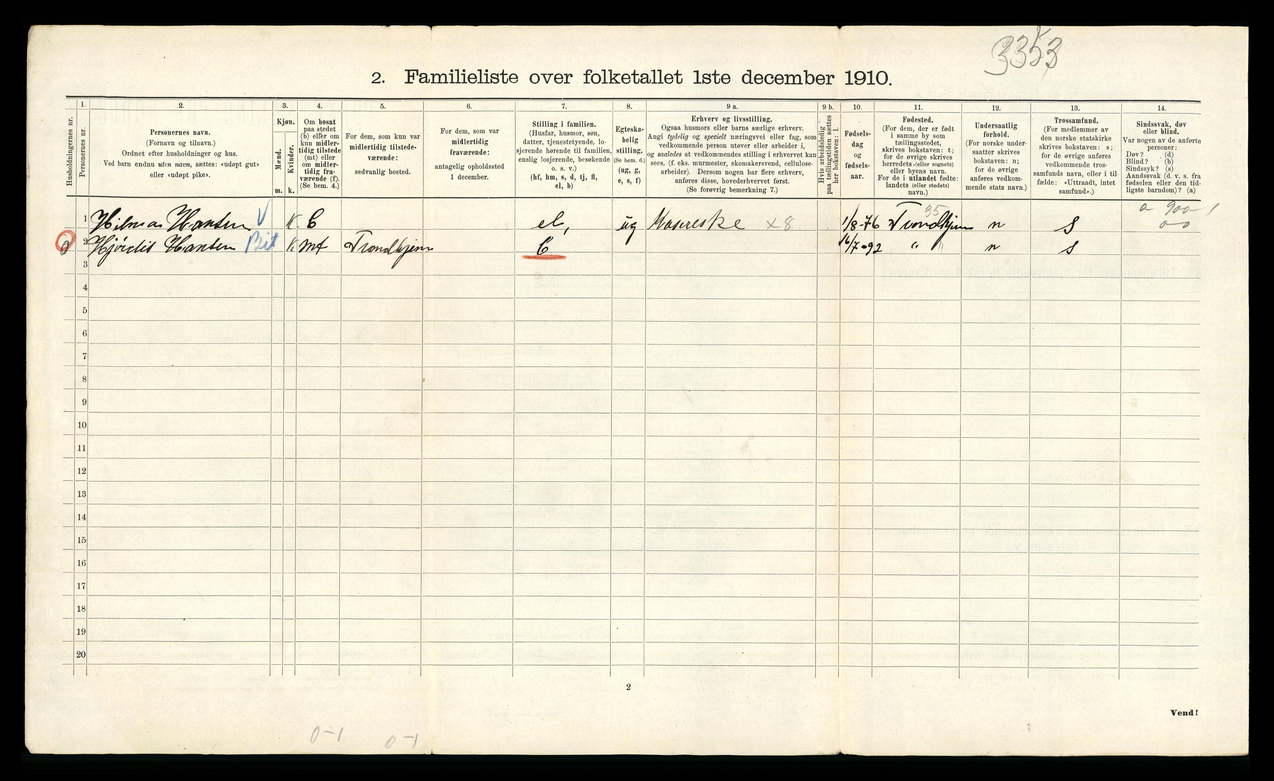 RA, 1910 census for Kristiania, 1910, p. 37752