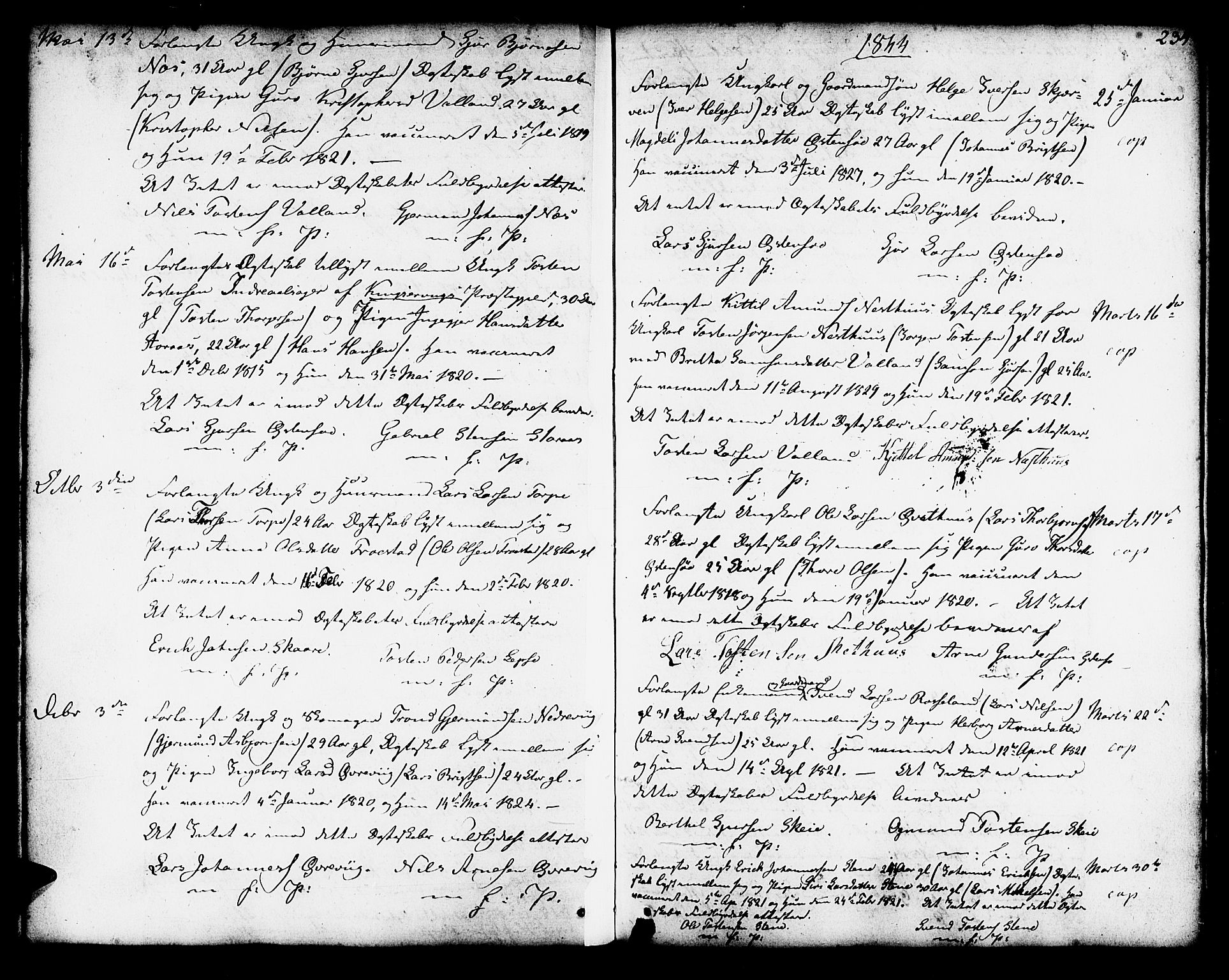 Kvam sokneprestembete, AV/SAB-A-76201/H/Haa: Parish register (official) no. A 5, 1796-1832, p. 234