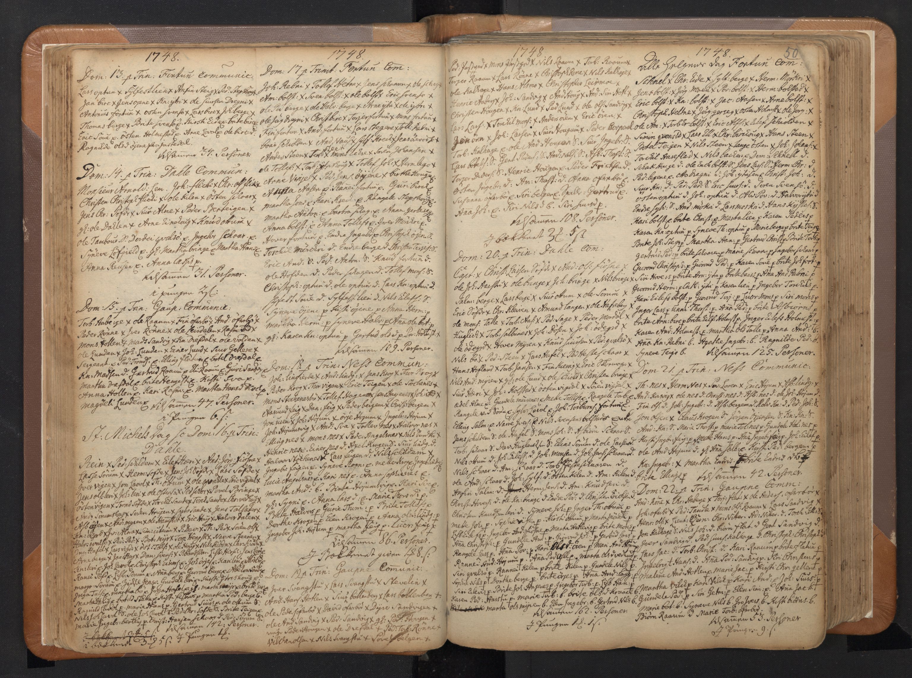 Luster sokneprestembete, SAB/A-81101/H/Haa/Haaa/L0002: Parish register (official) no. A 2, 1751-1796, p. 49b-50a