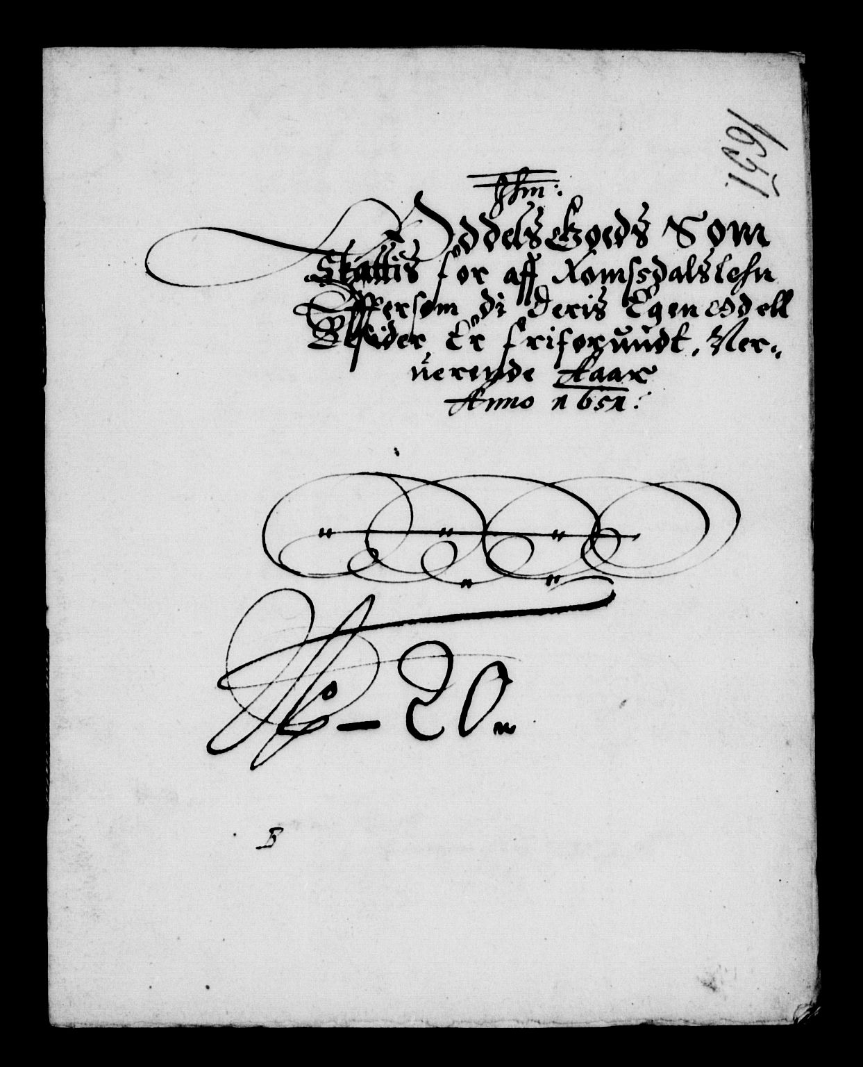 Rentekammeret inntil 1814, Reviderte regnskaper, Lensregnskaper, AV/RA-EA-5023/R/Rb/Rbw/L0106: Trondheim len, 1651-1652