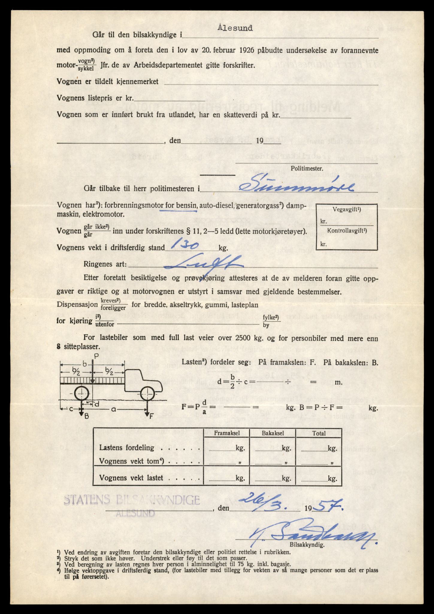 Møre og Romsdal vegkontor - Ålesund trafikkstasjon, AV/SAT-A-4099/F/Fe/L0040: Registreringskort for kjøretøy T 13531 - T 13709, 1927-1998, p. 1217