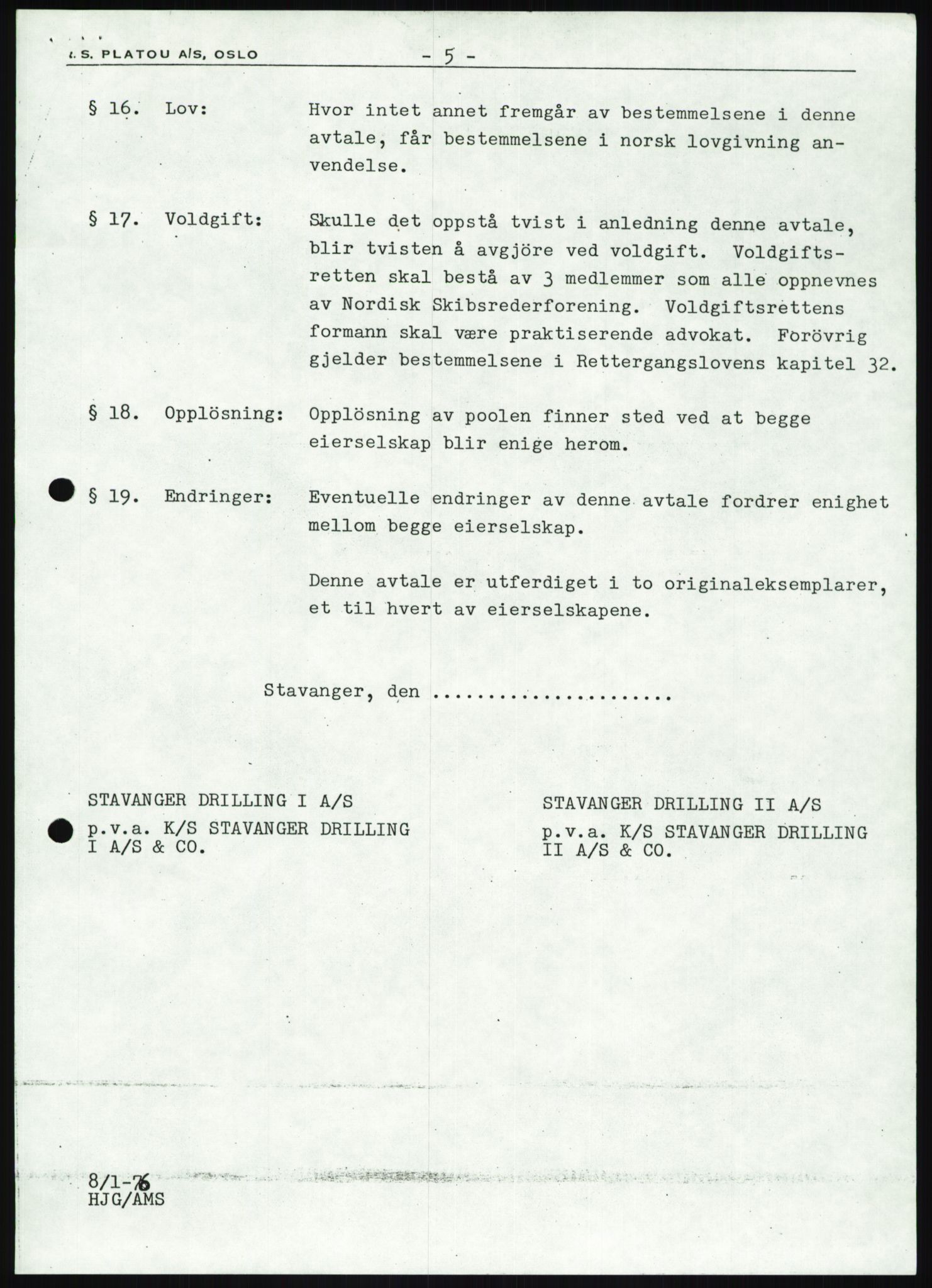 Pa 1503 - Stavanger Drilling AS, AV/SAST-A-101906/D/L0006: Korrespondanse og saksdokumenter, 1974-1984, p. 1210