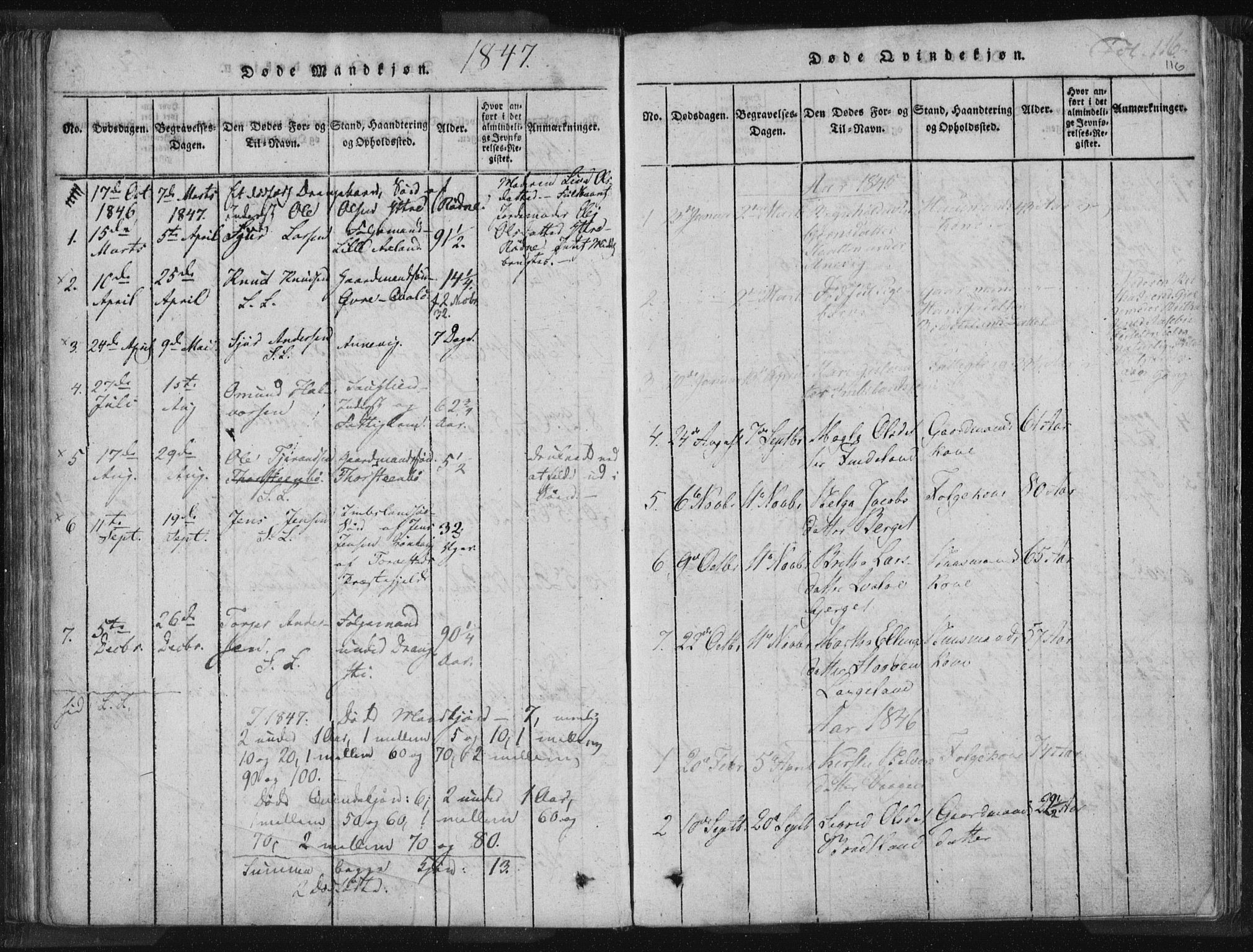 Vikedal sokneprestkontor, AV/SAST-A-101840/01/IV: Parish register (official) no. A 5, 1817-1850, p. 116