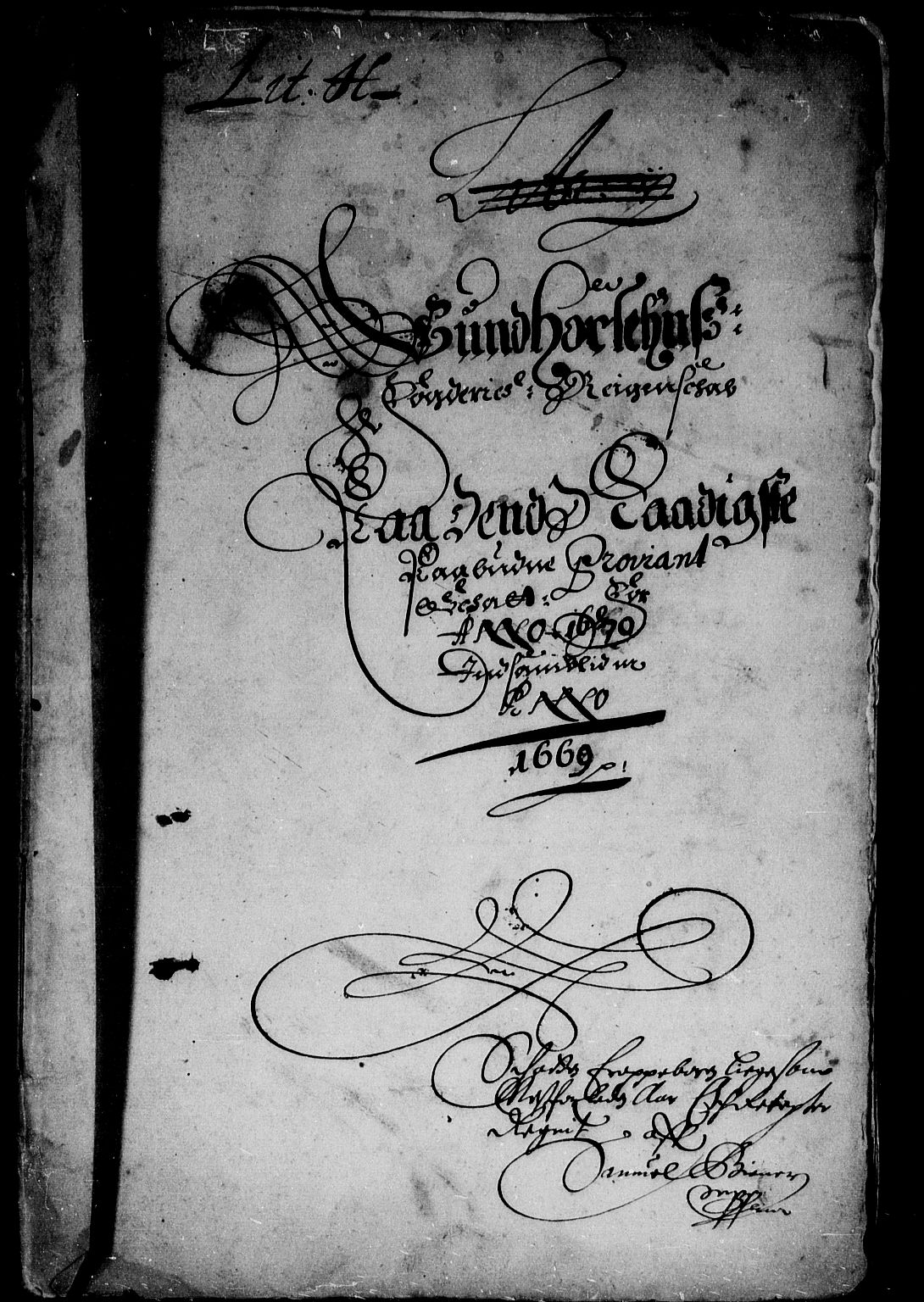 Rentekammeret inntil 1814, Reviderte regnskaper, Stiftamtstueregnskaper, Bergen stiftamt, AV/RA-EA-6043/R/Rc/L0031: Bergen stiftamt, 1669-1670