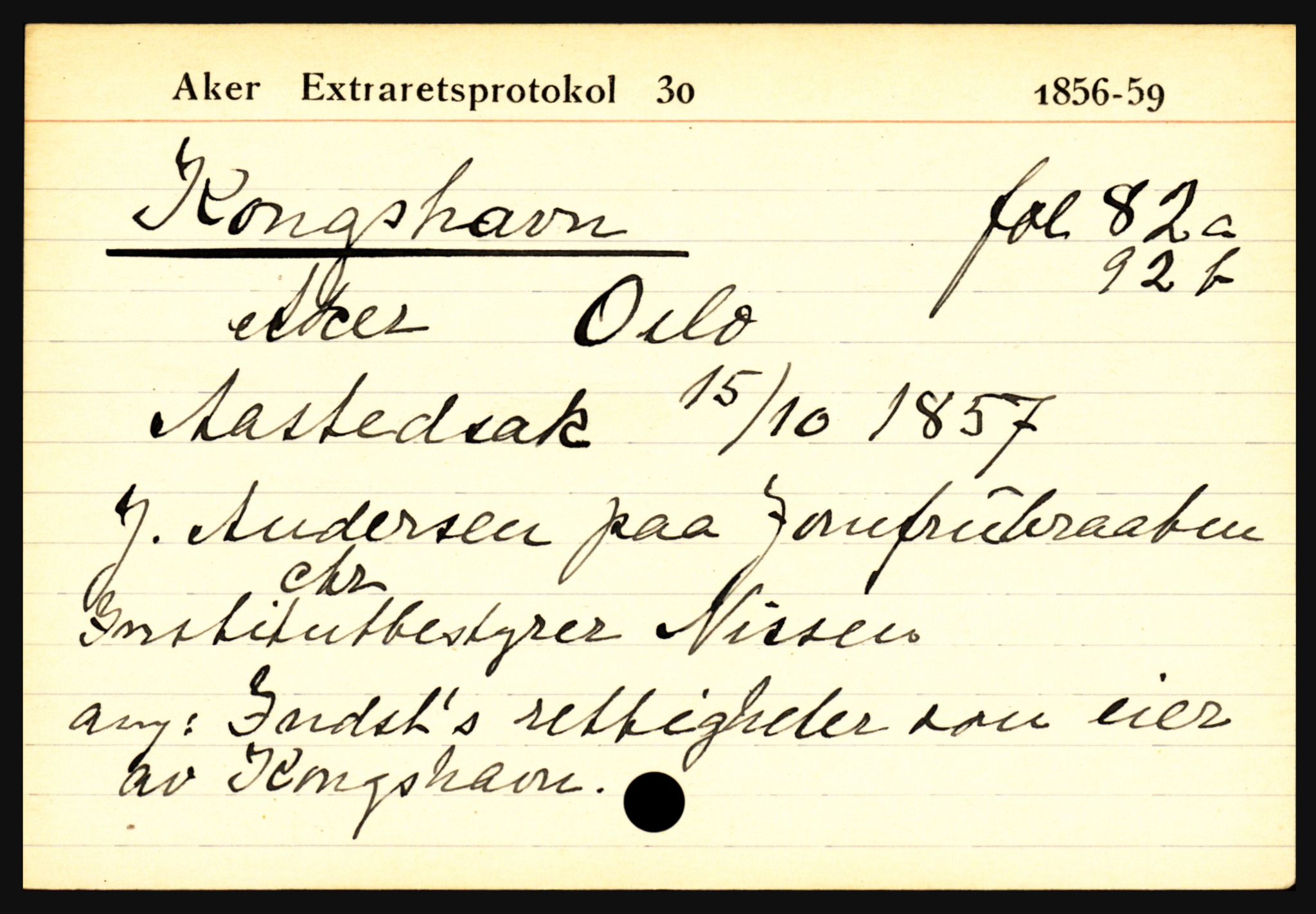 Statsarkivet i Oslo, AV/SAO-A-10621/Z/Zb/L0003: Aker (Klemmetsrud - Ris), p. 6