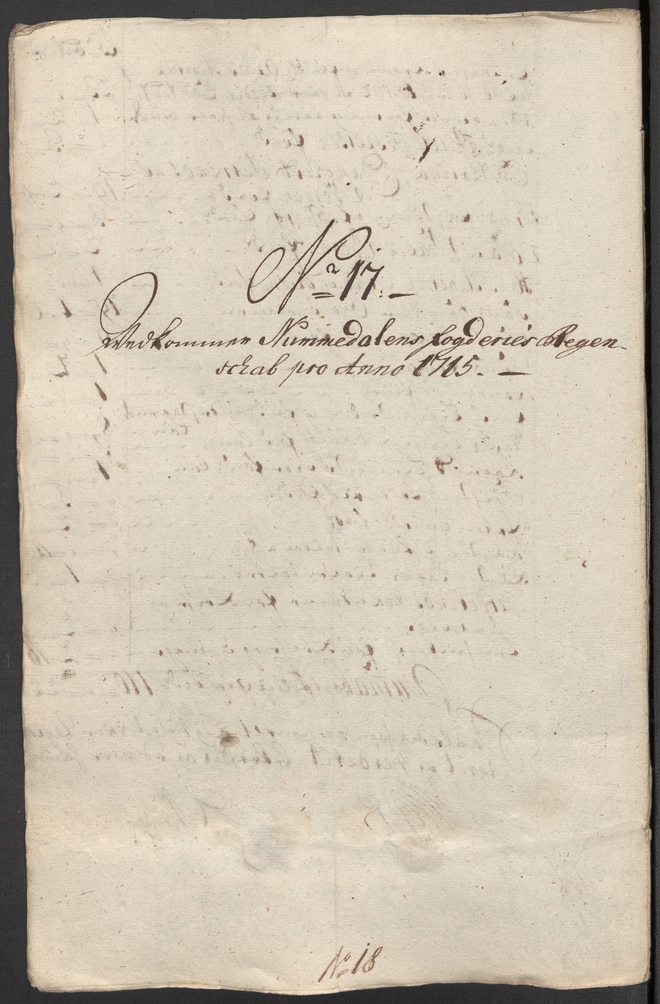 Rentekammeret inntil 1814, Reviderte regnskaper, Fogderegnskap, AV/RA-EA-4092/R64/L4436: Fogderegnskap Namdal, 1715, p. 183