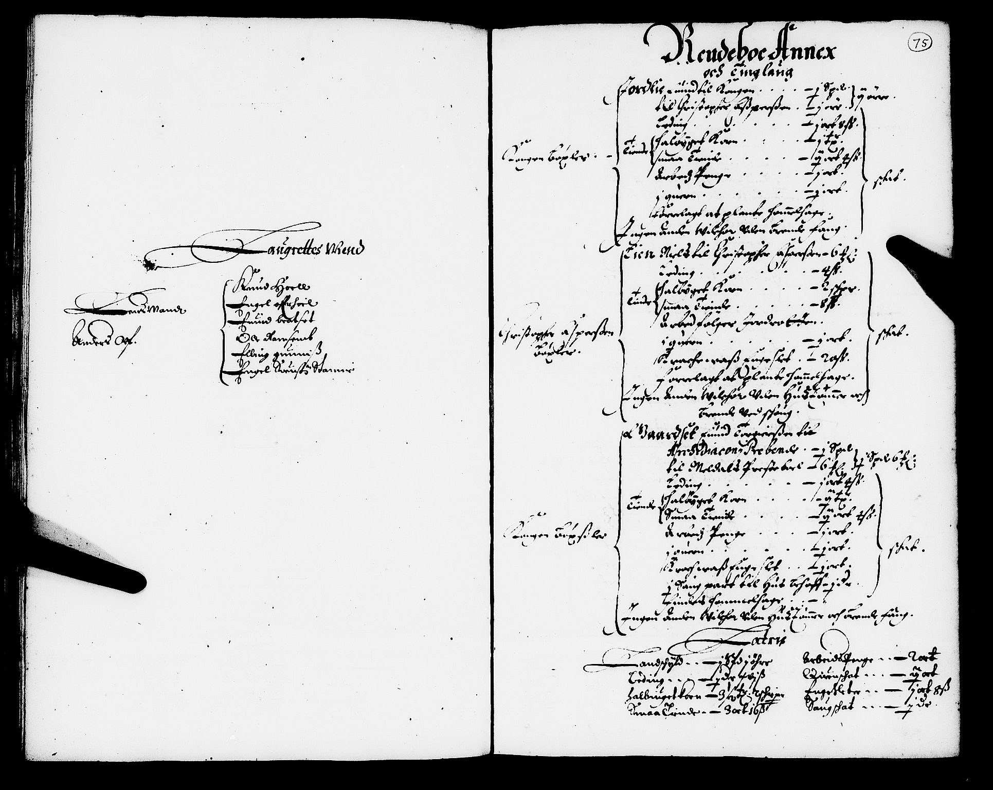 Rentekammeret inntil 1814, Realistisk ordnet avdeling, AV/RA-EA-4070/N/Nb/Nba/L0050: Orkdal fogderi, 1666, p. 74b-75a