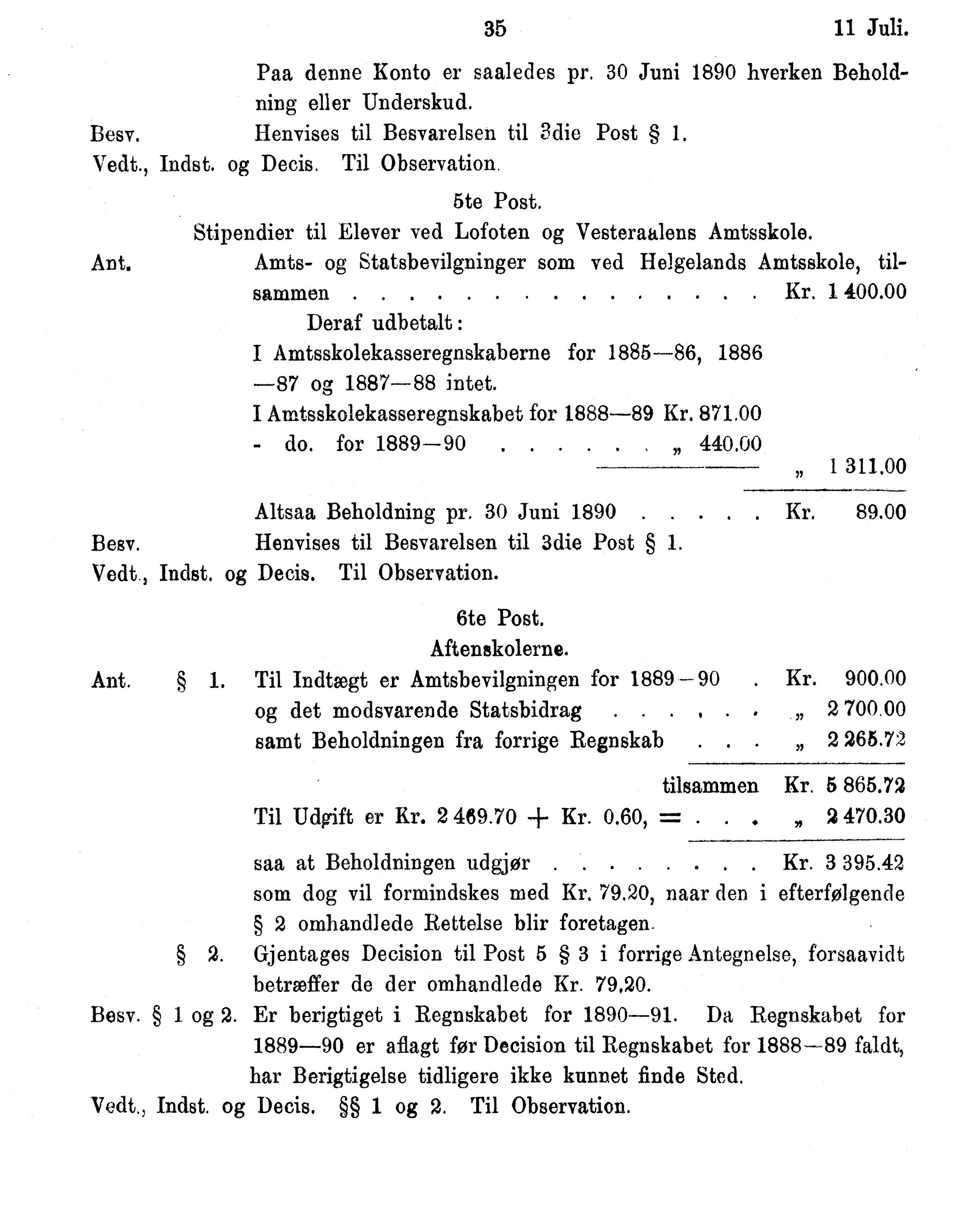 Nordland Fylkeskommune. Fylkestinget, AIN/NFK-17/176/A/Ac/L0016: Fylkestingsforhandlinger 1891-1893, 1891-1893