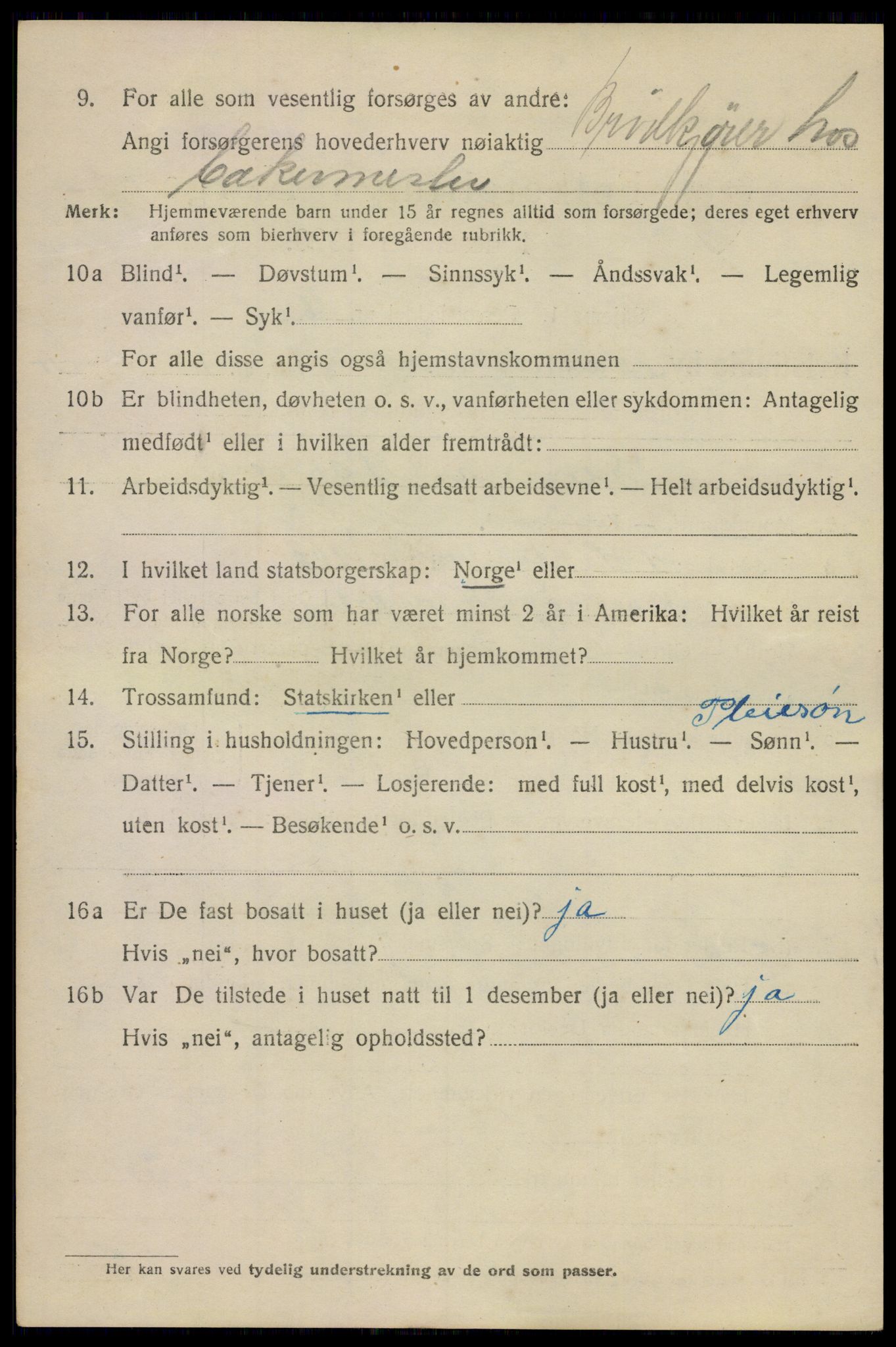 SAO, 1920 census for Kristiania, 1920, p. 392850