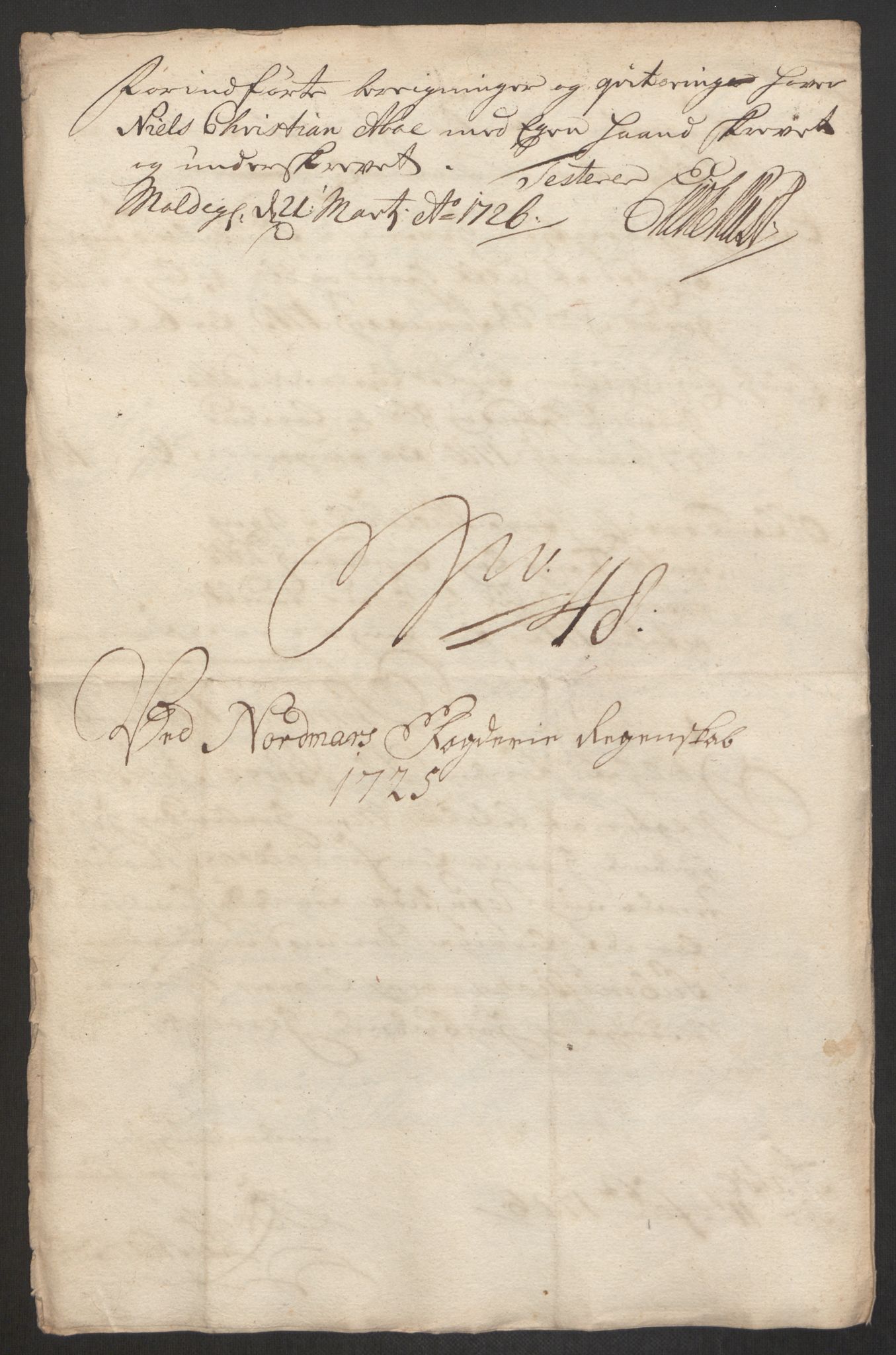 Rentekammeret inntil 1814, Reviderte regnskaper, Fogderegnskap, AV/RA-EA-4092/R56/L3758: Fogderegnskap Nordmøre, 1725, p. 295