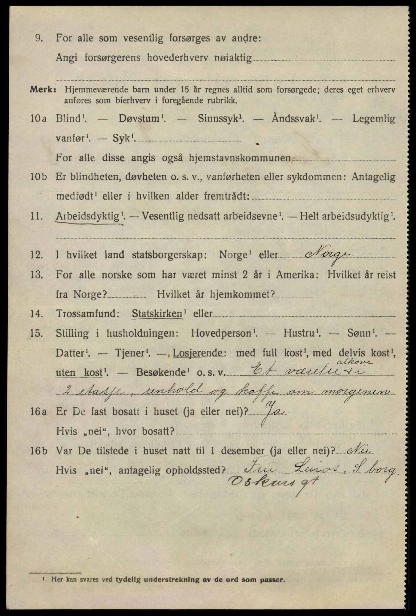 SAO, 1920 census for Sarpsborg, 1920, p. 17595