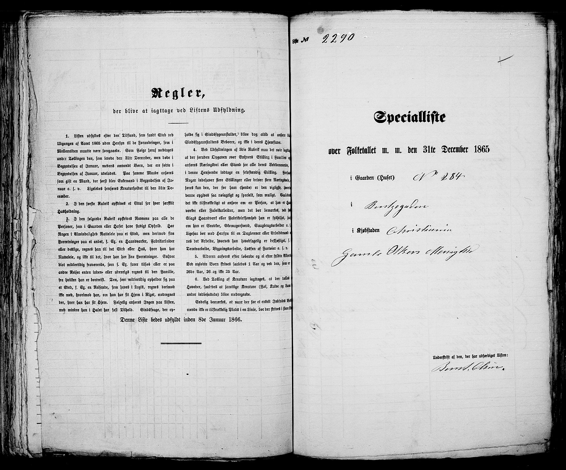 RA, 1865 census for Kristiania, 1865, p. 5106