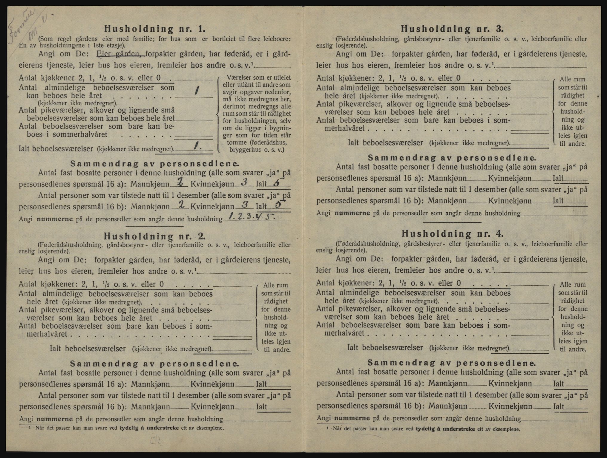 SATØ, 1920 census for Alta, 1920, p. 47