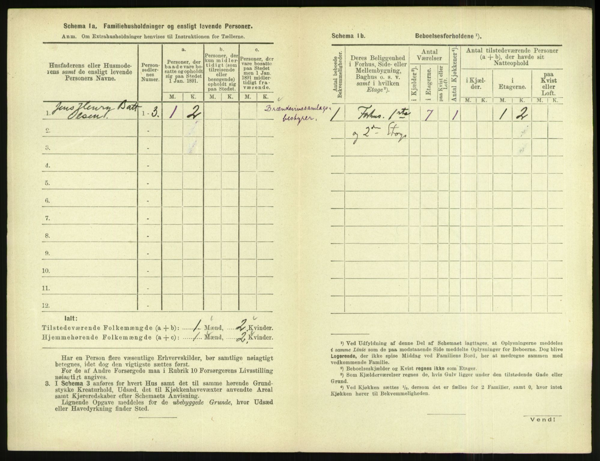 RA, 1891 census for 1004 Flekkefjord, 1891, p. 359