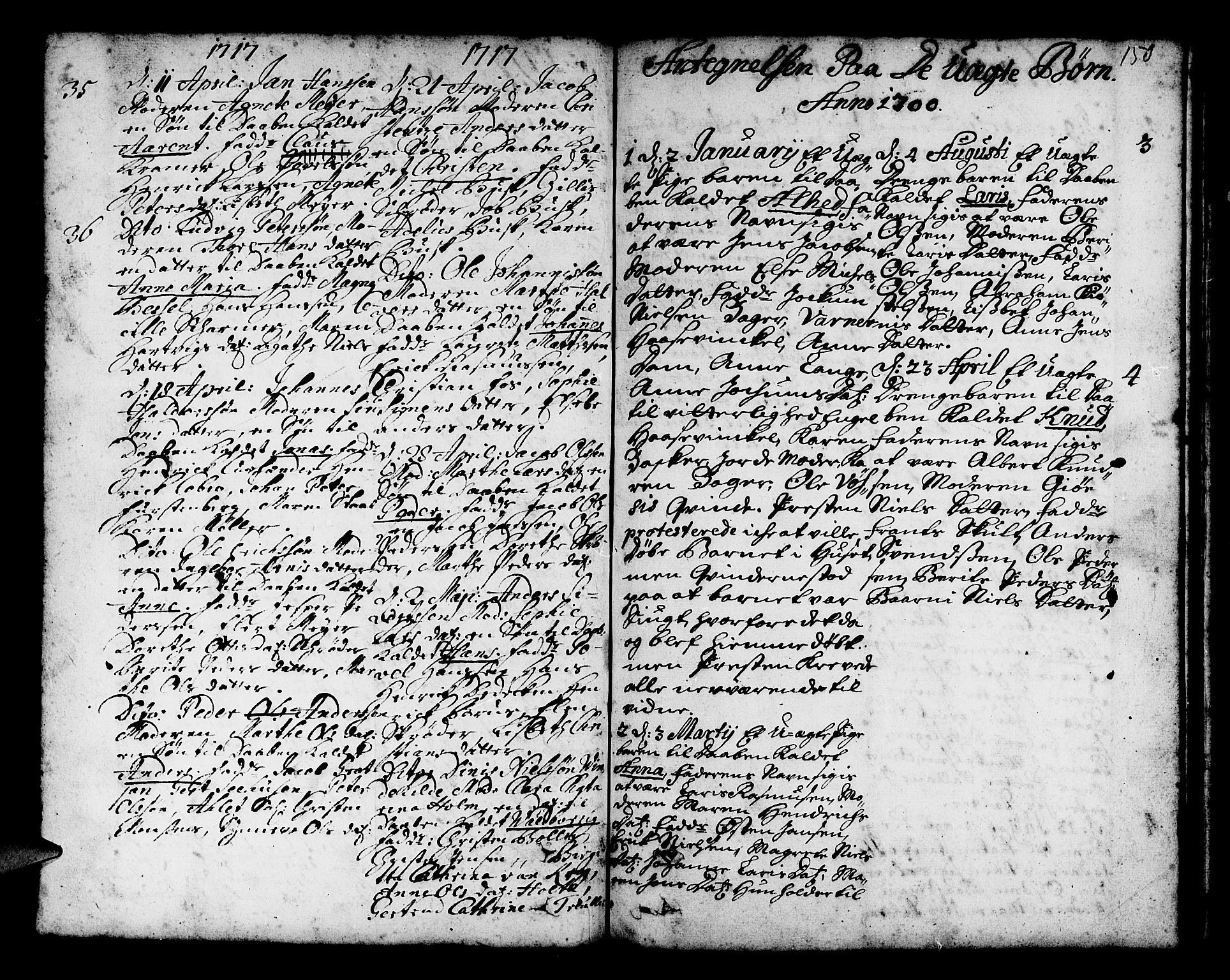 Nykirken Sokneprestembete, SAB/A-77101/H/Haa/L0002: Parish register (official) no. A 2, 1700-1723, p. 150