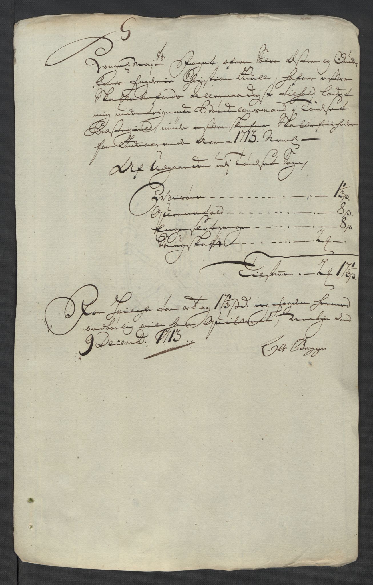 Rentekammeret inntil 1814, Reviderte regnskaper, Fogderegnskap, AV/RA-EA-4092/R13/L0850: Fogderegnskap Solør, Odal og Østerdal, 1713, p. 413