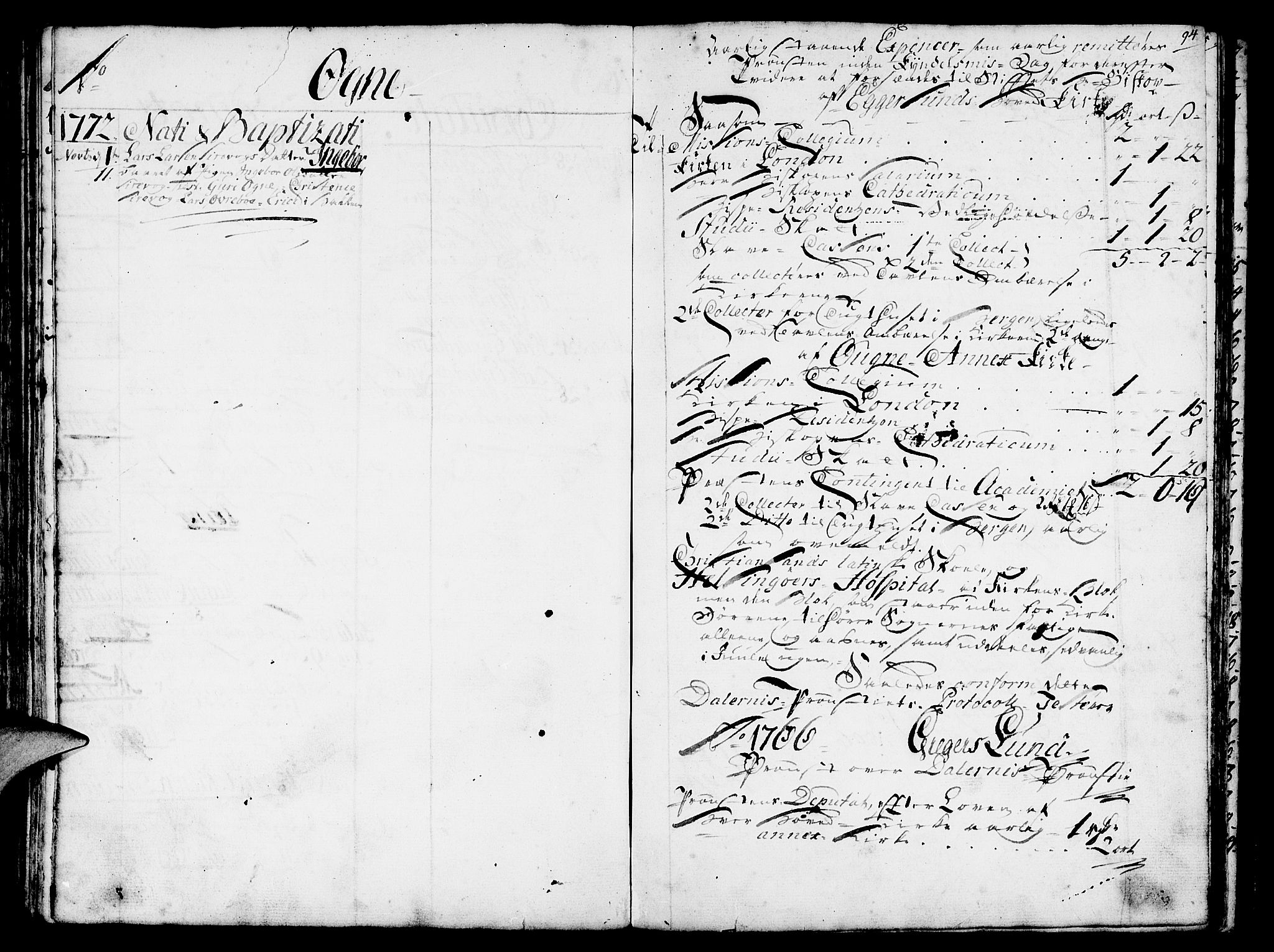Eigersund sokneprestkontor, SAST/A-101807/S08/L0003: Parish register (official) no. A 3, 1758-1775, p. 94