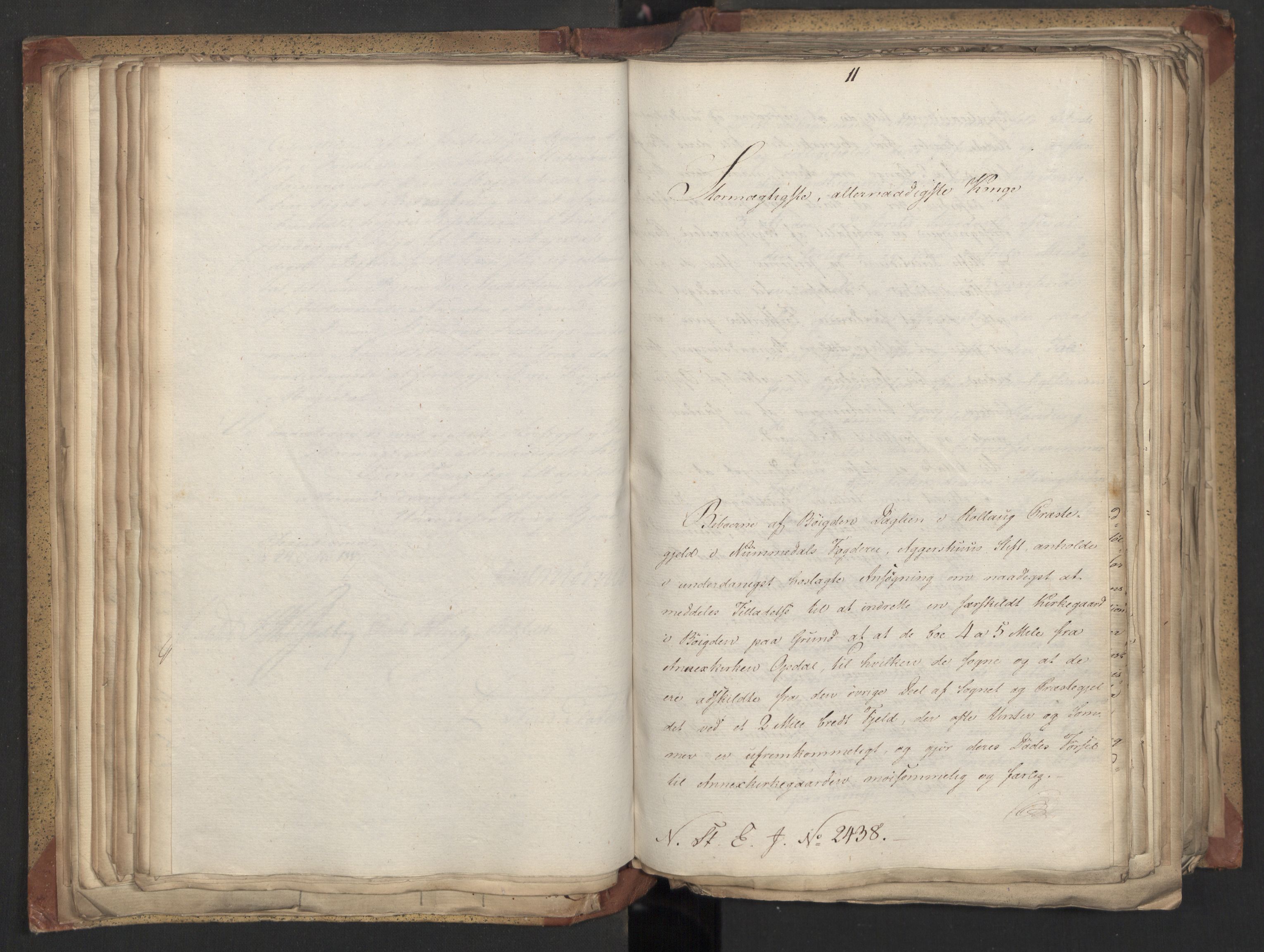 Statsrådsavdelingen i Stockholm, AV/RA-S-1003/D/Da/L0011: Regjeringsinnstillinger nr. 2393-2586, 1817, p. 110