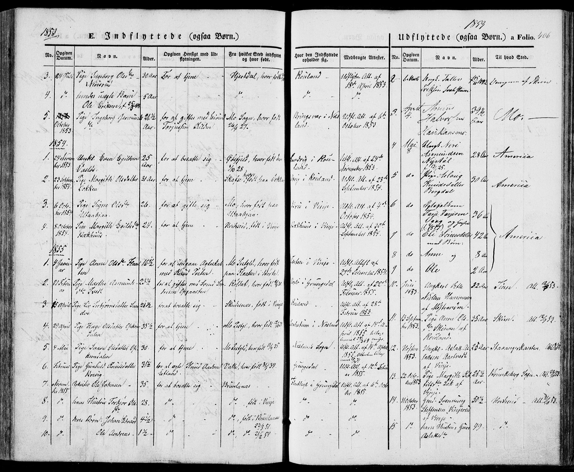 Vinje kirkebøker, SAKO/A-312/F/Fa/L0004: Parish register (official) no. I 4, 1843-1869, p. 406