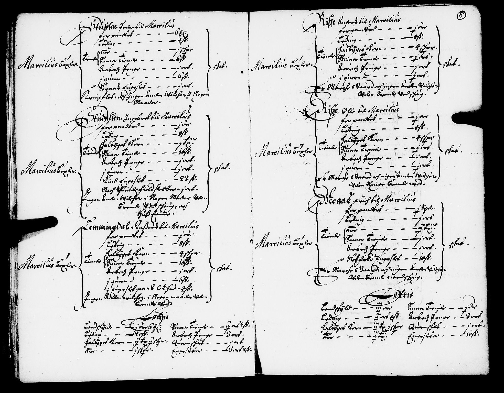 Rentekammeret inntil 1814, Realistisk ordnet avdeling, AV/RA-EA-4070/N/Nb/Nba/L0050: Orkdal fogderi, 1666, p. 7b-8a