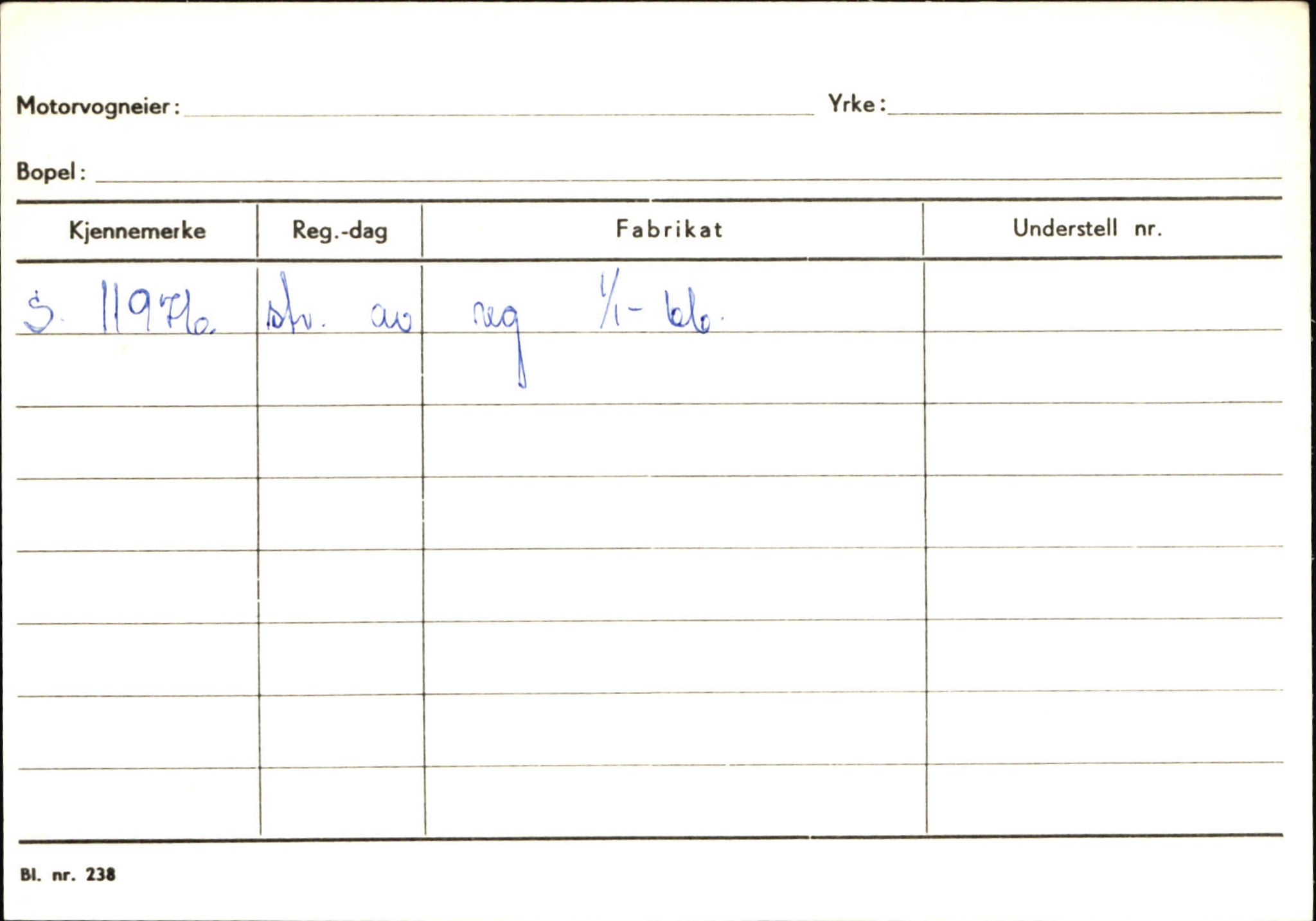 Statens vegvesen, Sogn og Fjordane vegkontor, AV/SAB-A-5301/4/F/L0132: Eigarregister Askvoll A-Å. Balestrand A-Å, 1945-1975, p. 1174