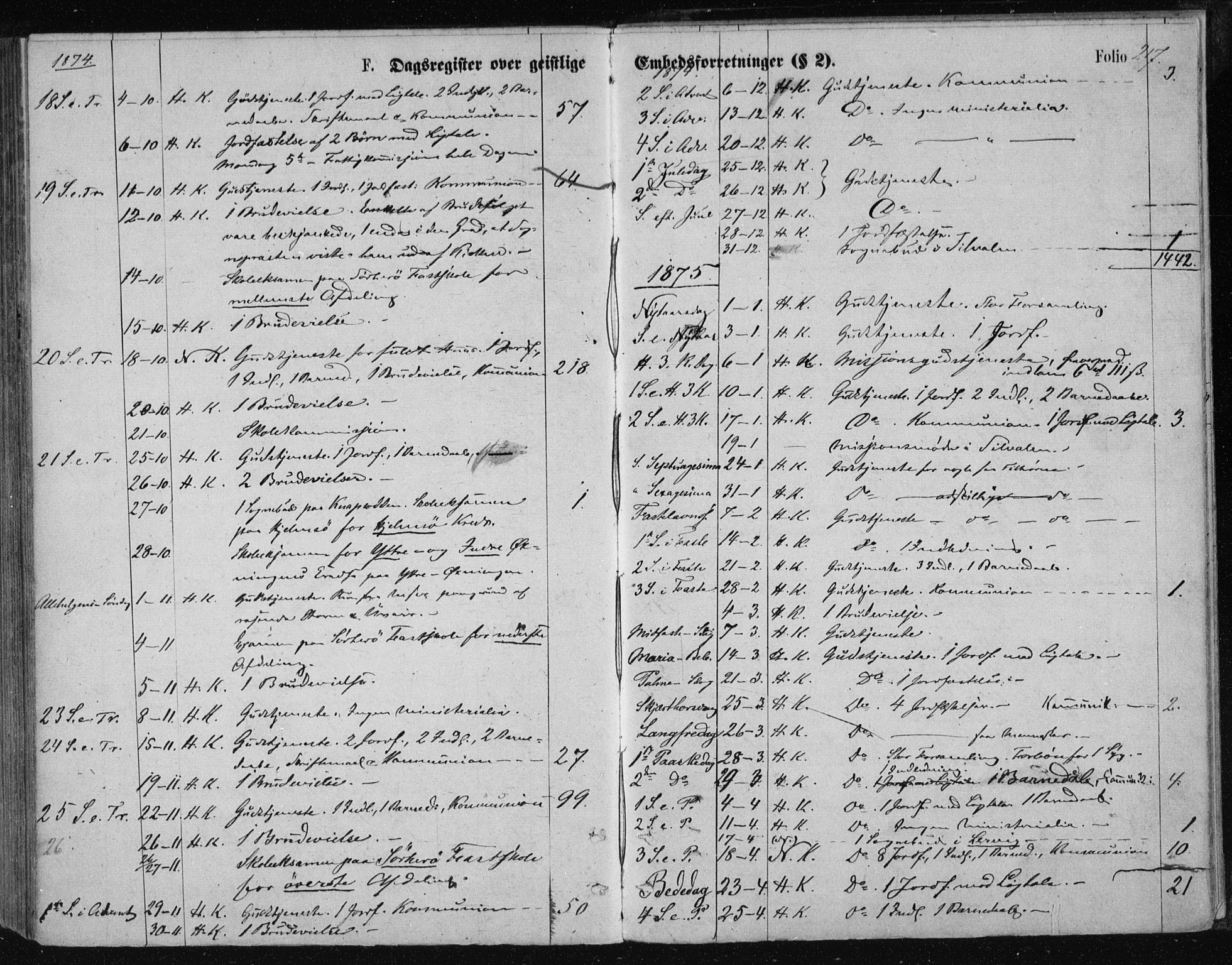 Ministerialprotokoller, klokkerbøker og fødselsregistre - Nordland, AV/SAT-A-1459/834/L0506: Parish register (official) no. 834A04, 1872-1878, p. 217