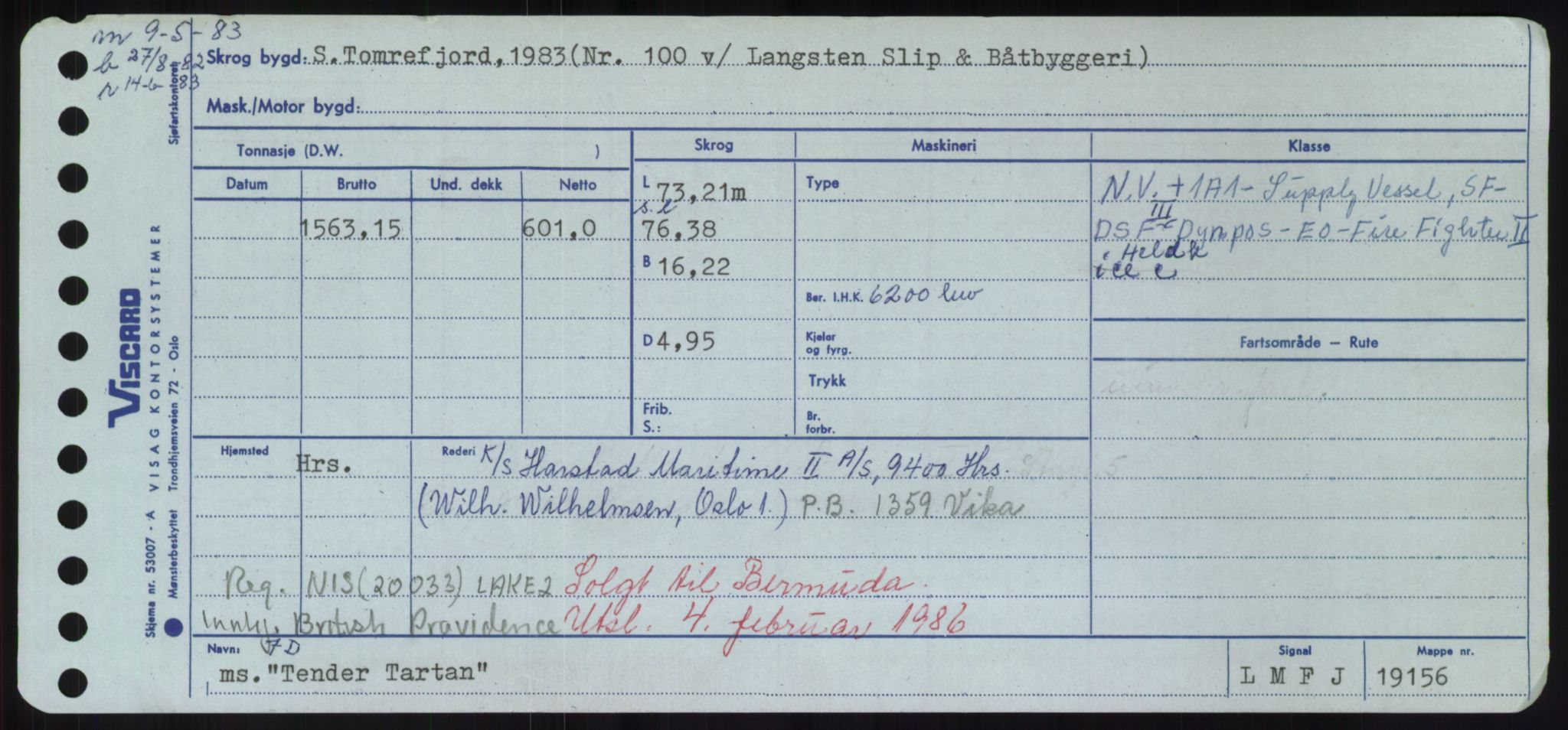 Sjøfartsdirektoratet med forløpere, Skipsmålingen, AV/RA-S-1627/H/Hd/L0038: Fartøy, T-Th, p. 407