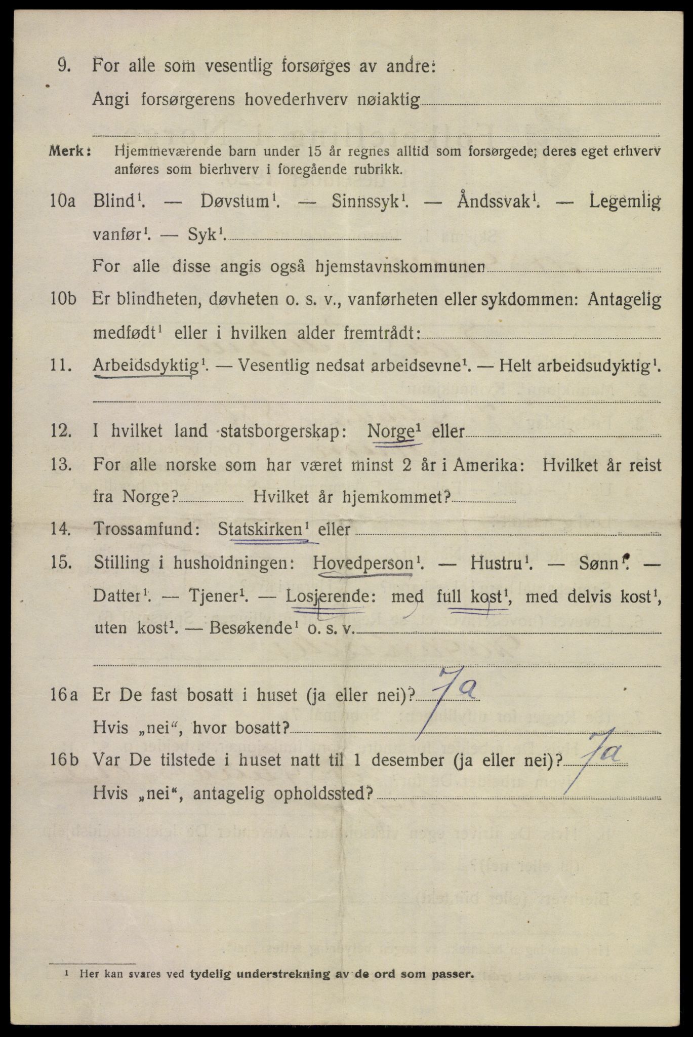 SAKO, 1920 census for Porsgrunn, 1920, p. 19940