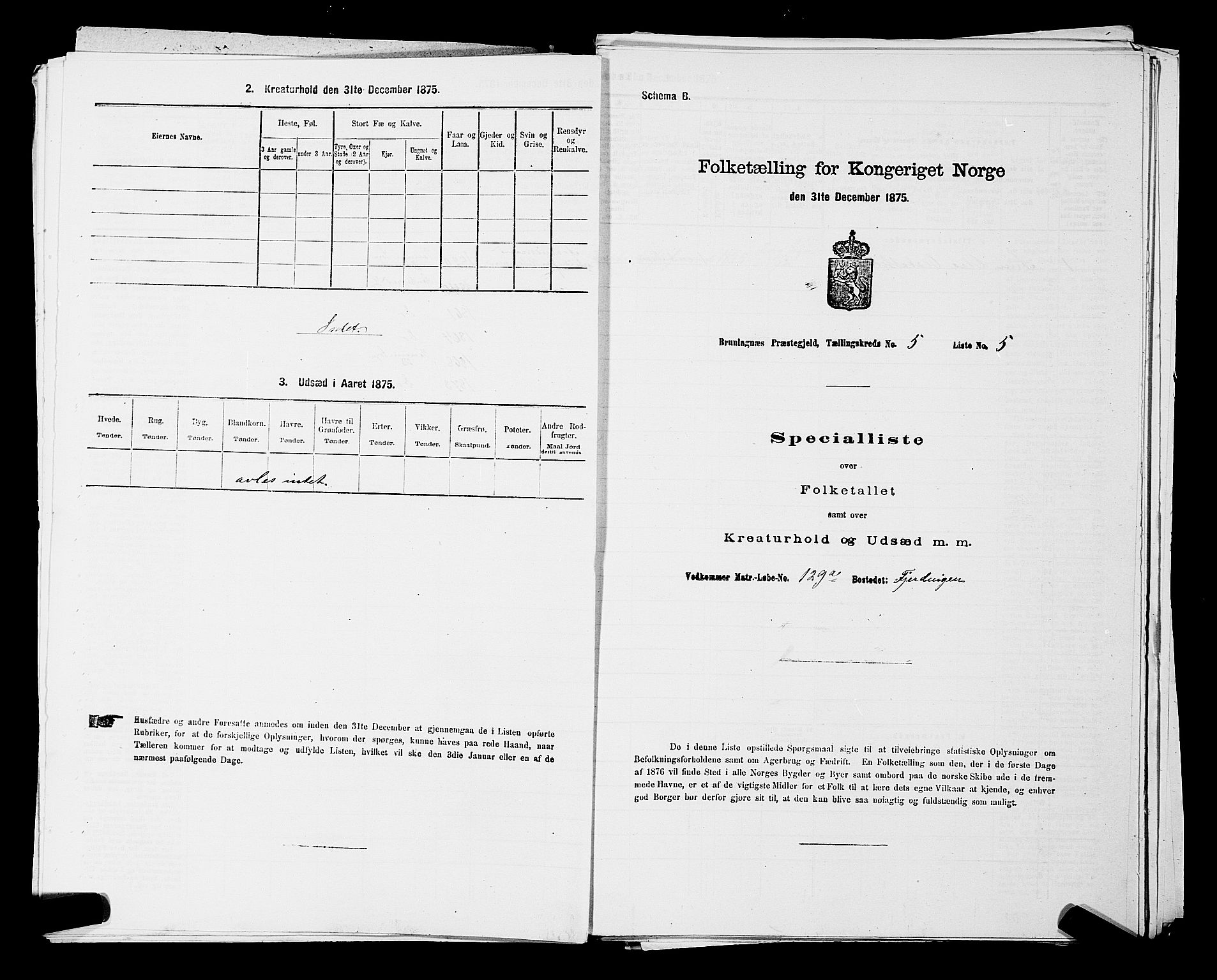 SAKO, 1875 census for 0726P Brunlanes, 1875, p. 568