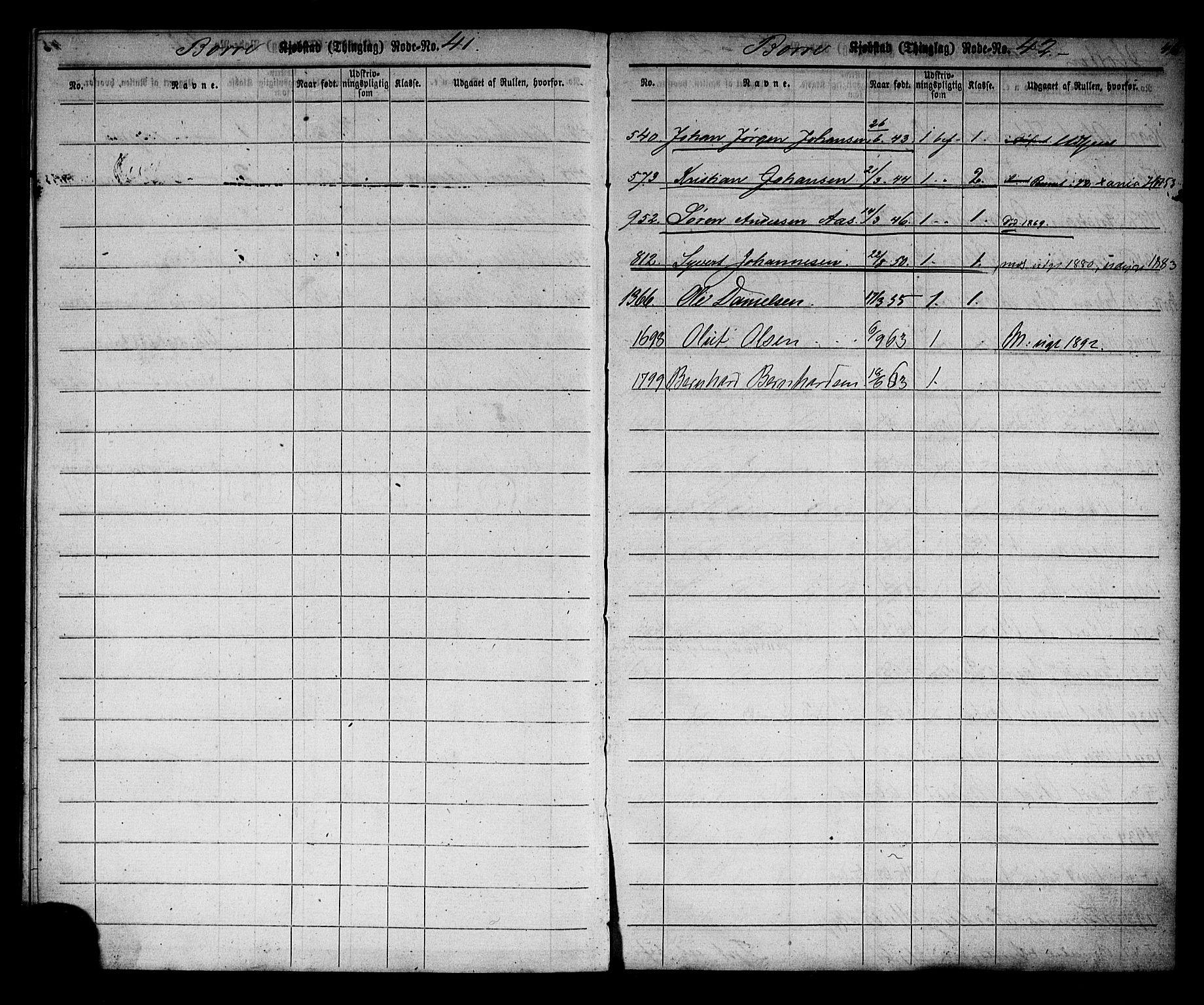 Horten innrulleringskontor, AV/SAKO-A-785/F/Fd/L0001: Utskrivningsregisterrulle, 1870-1890, p. 63