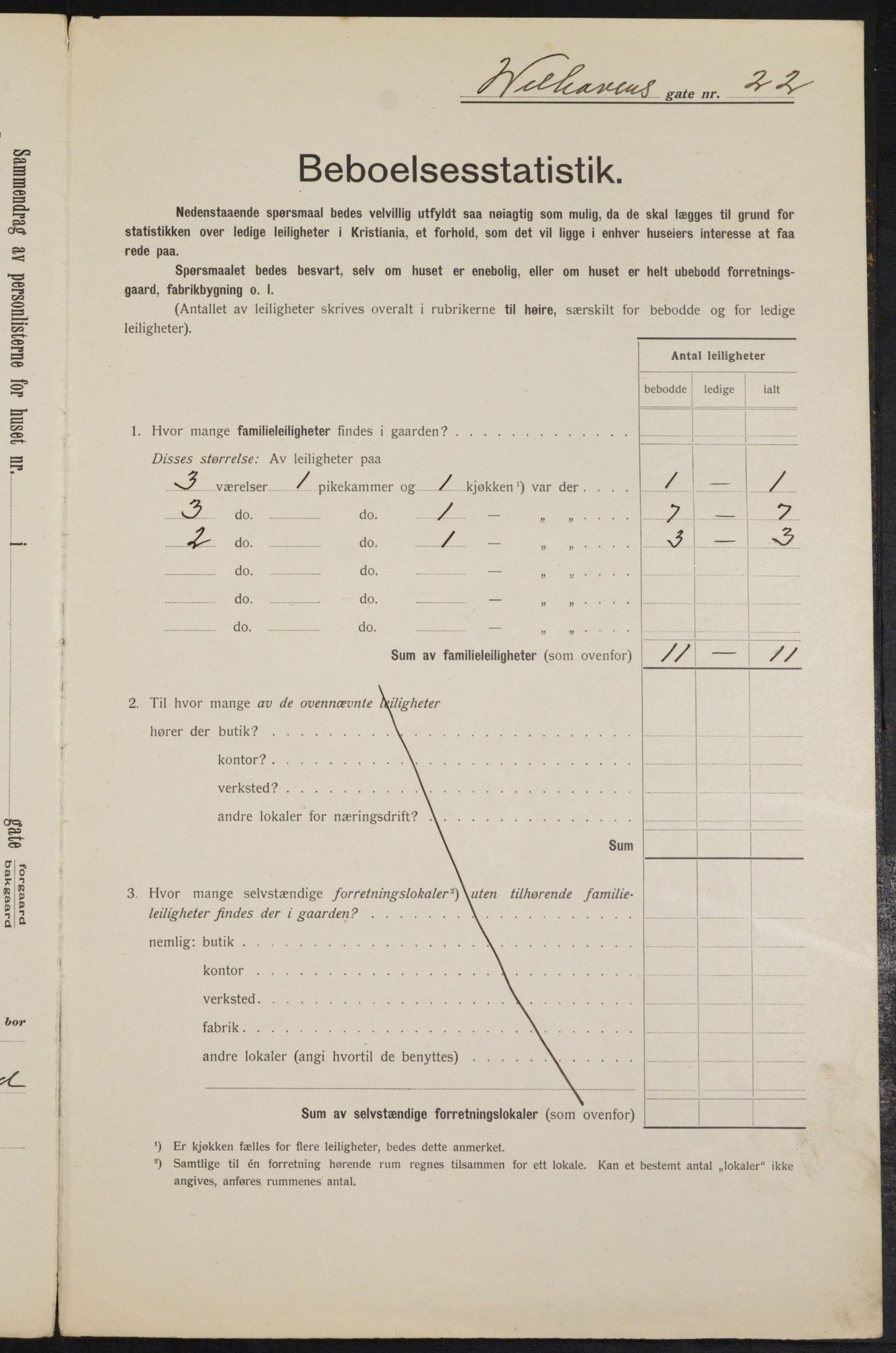 OBA, Municipal Census 1912 for Kristiania, 1912, p. 127695