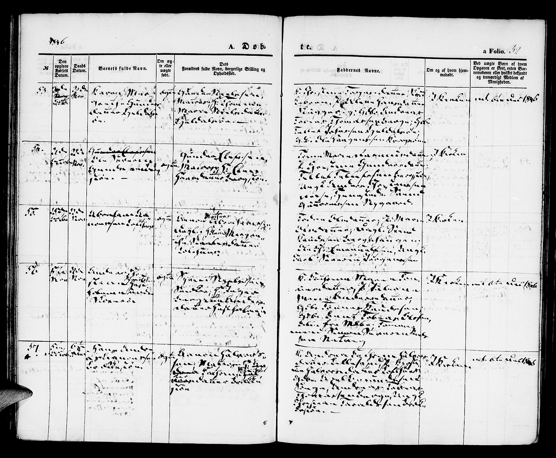 Vestre Moland sokneprestkontor, AV/SAK-1111-0046/F/Fa/Fab/L0005: Parish register (official) no. A 5, 1841-1849, p. 32