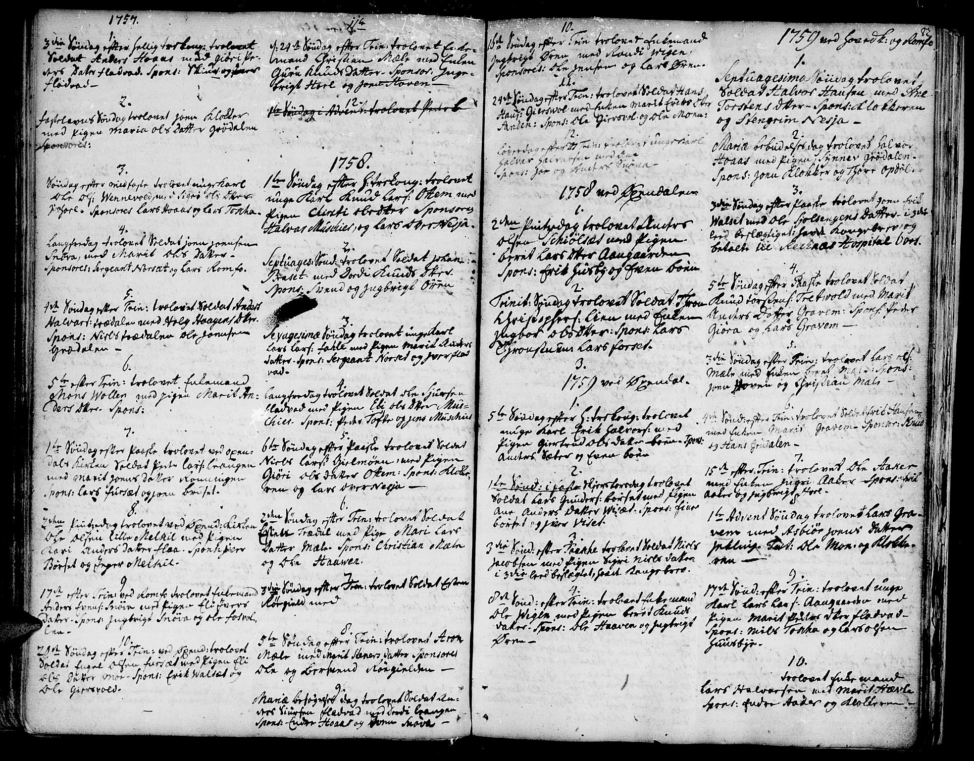 Ministerialprotokoller, klokkerbøker og fødselsregistre - Møre og Romsdal, SAT/A-1454/590/L1007: Parish register (official) no. 590A01, 1752-1793, p. 82