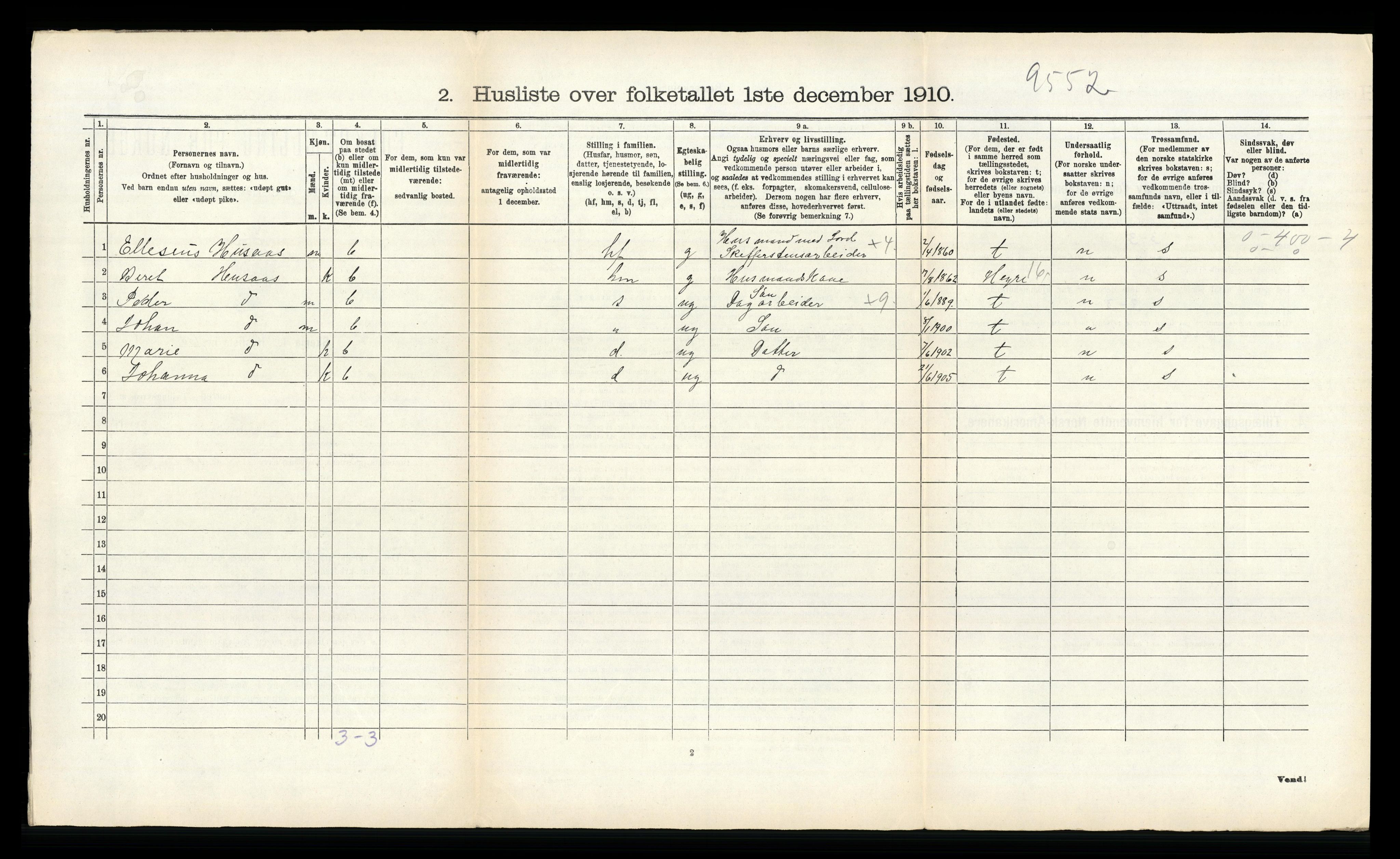 RA, 1910 census for Stjørdal, 1910, p. 1083