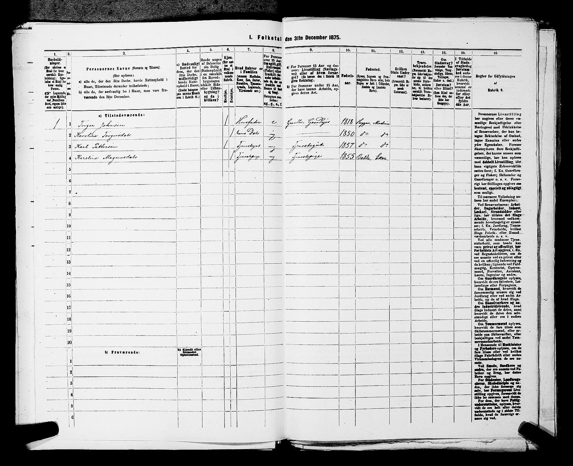 SAKO, 1875 census for 0623P Modum, 1875, p. 866