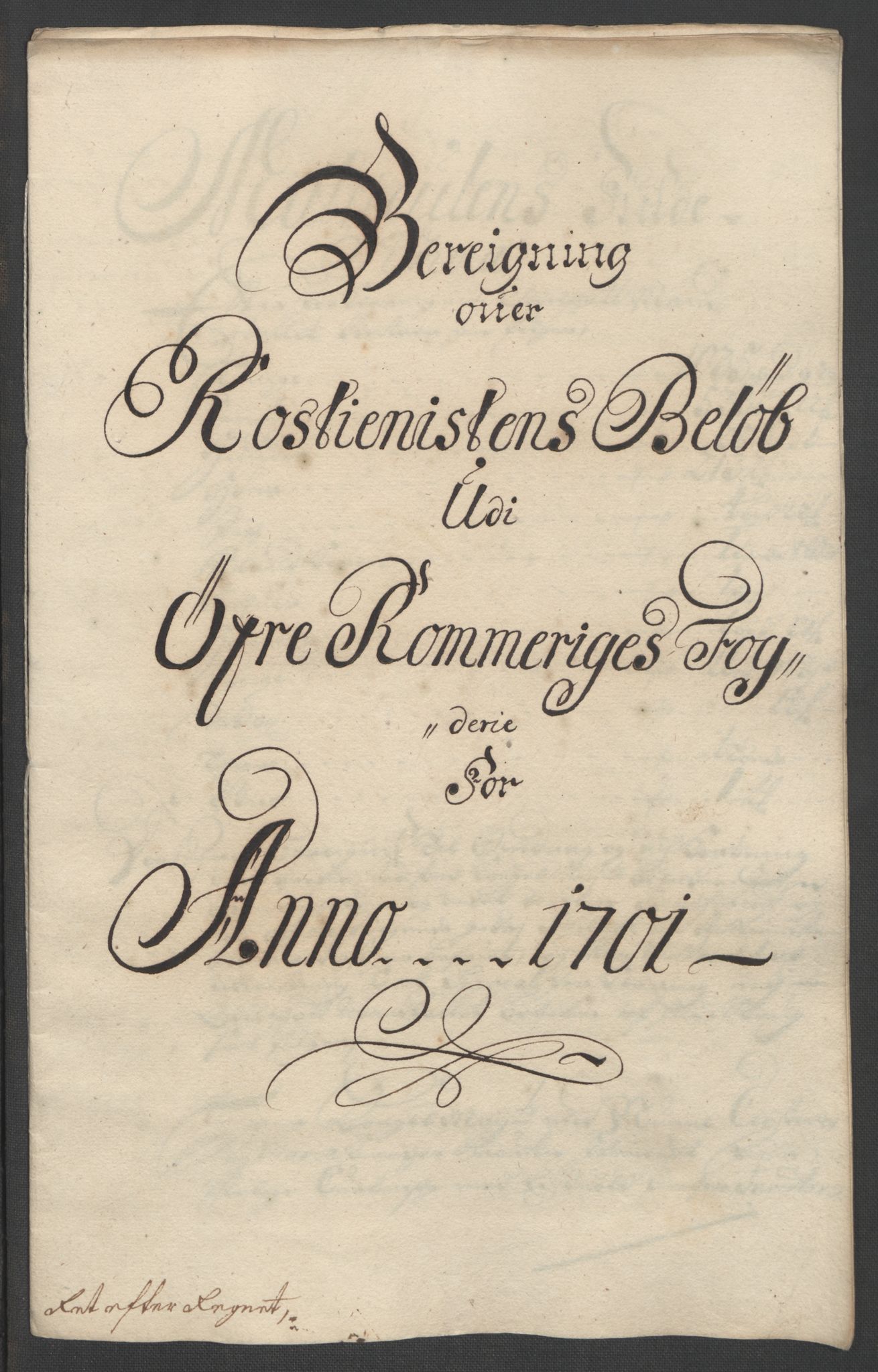 Rentekammeret inntil 1814, Reviderte regnskaper, Fogderegnskap, RA/EA-4092/R12/L0713: Fogderegnskap Øvre Romerike, 1701, p. 240