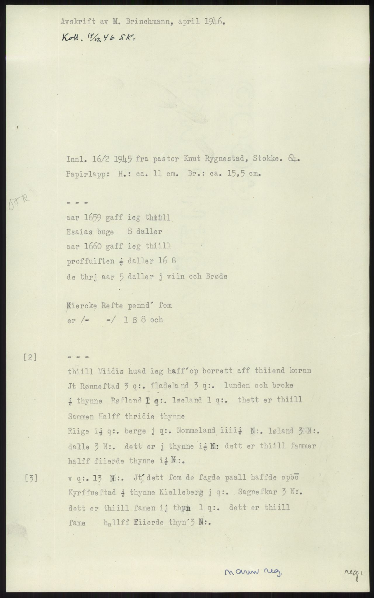 Samlinger til kildeutgivelse, Diplomavskriftsamlingen, RA/EA-4053/H/Ha, p. 1619